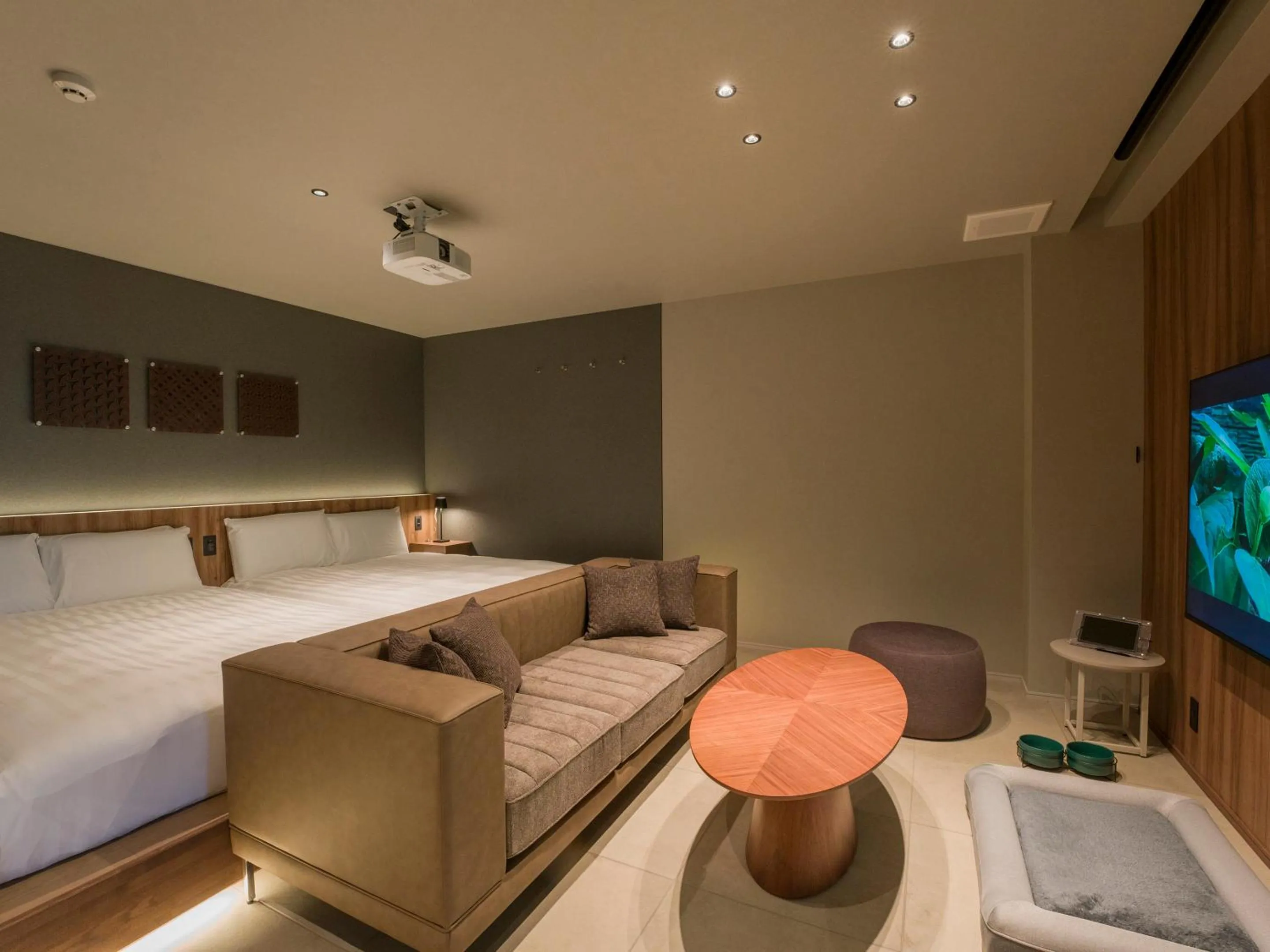 Bed in Rakuten STAY TERRACE Hakone Kowakudani