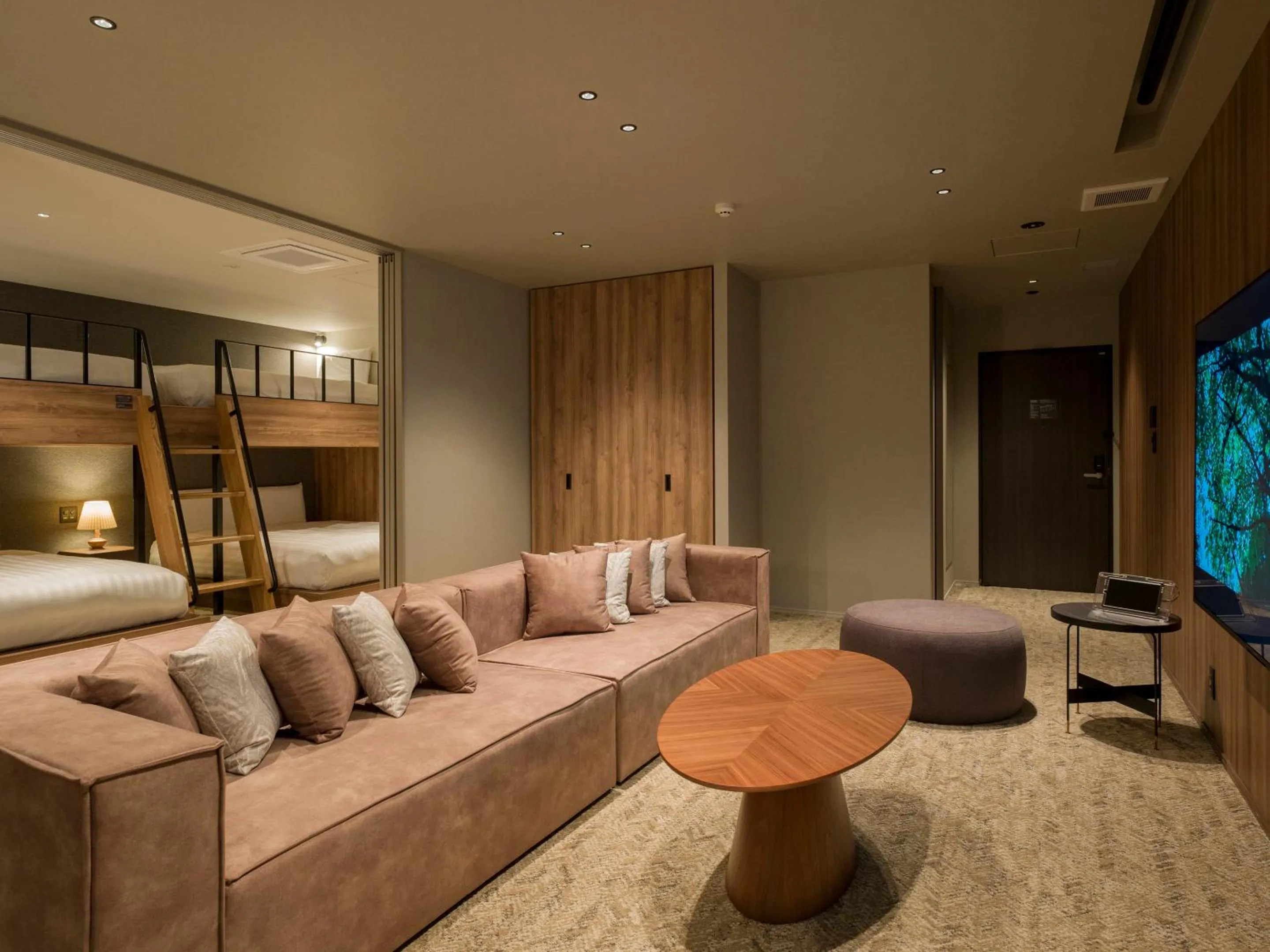 Bed in Rakuten STAY TERRACE Hakone Kowakudani