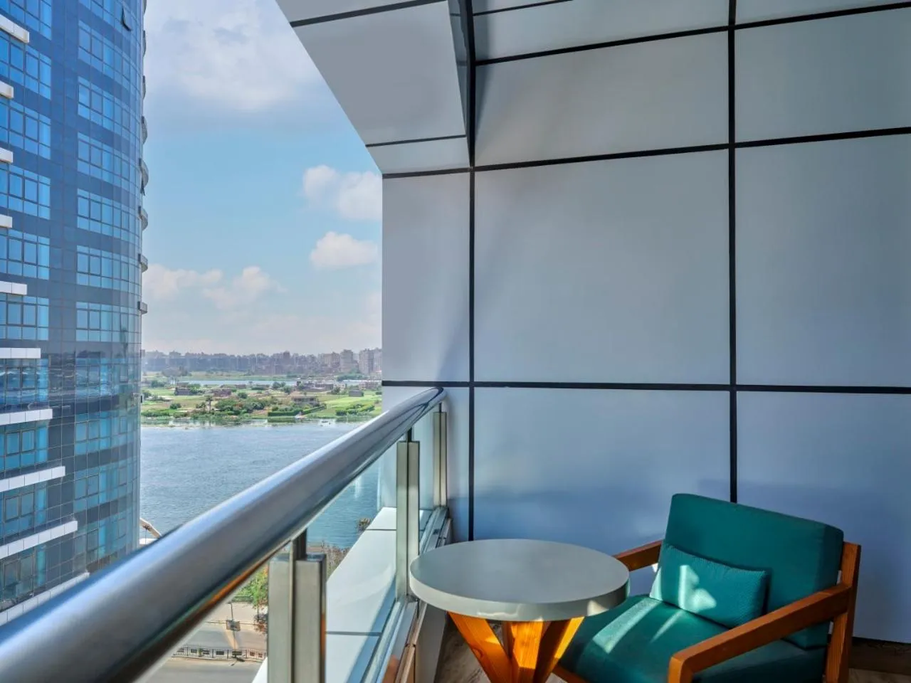 Balcony/Terrace in Hilton Cairo Nile Maadi