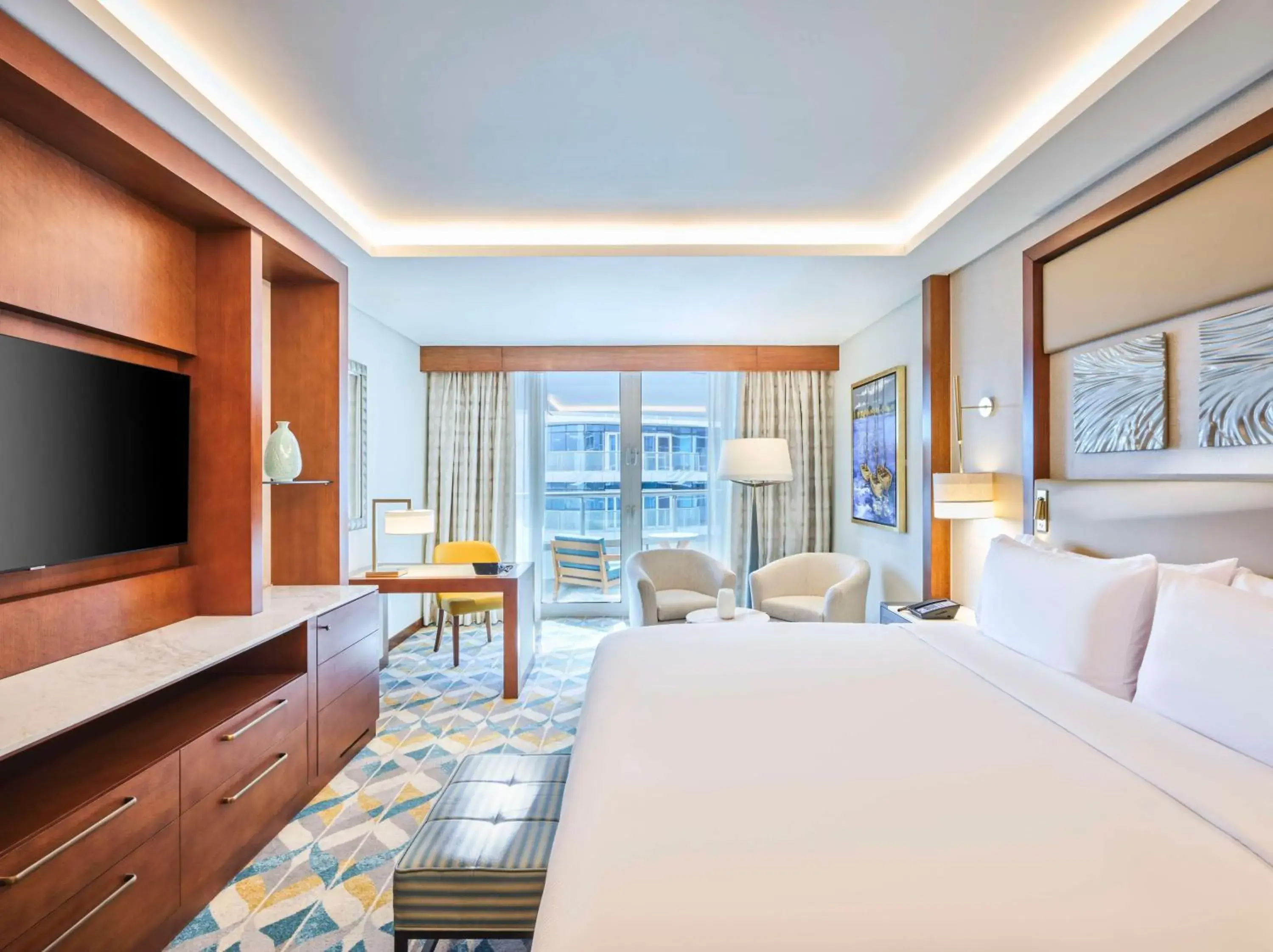 King Guest Room with Balcony in Hilton Cairo Nile Maadi King Guest Room with Balcony in Hilton Cairo Nile Maadi