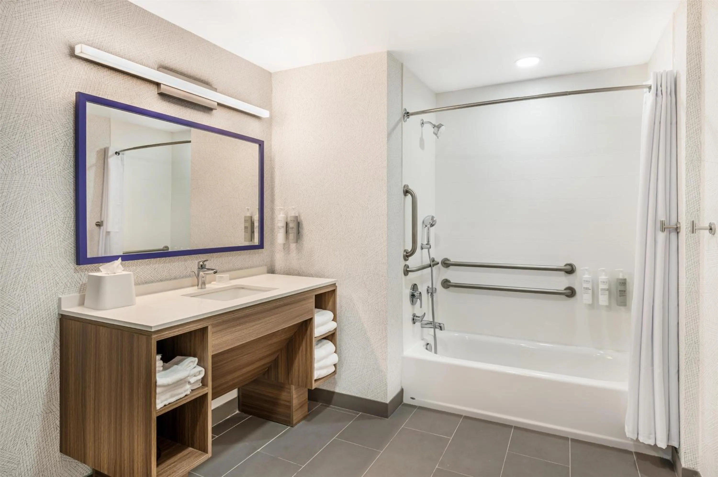 Bathroom in Home2 Suites By Hilton Harrisonburg University