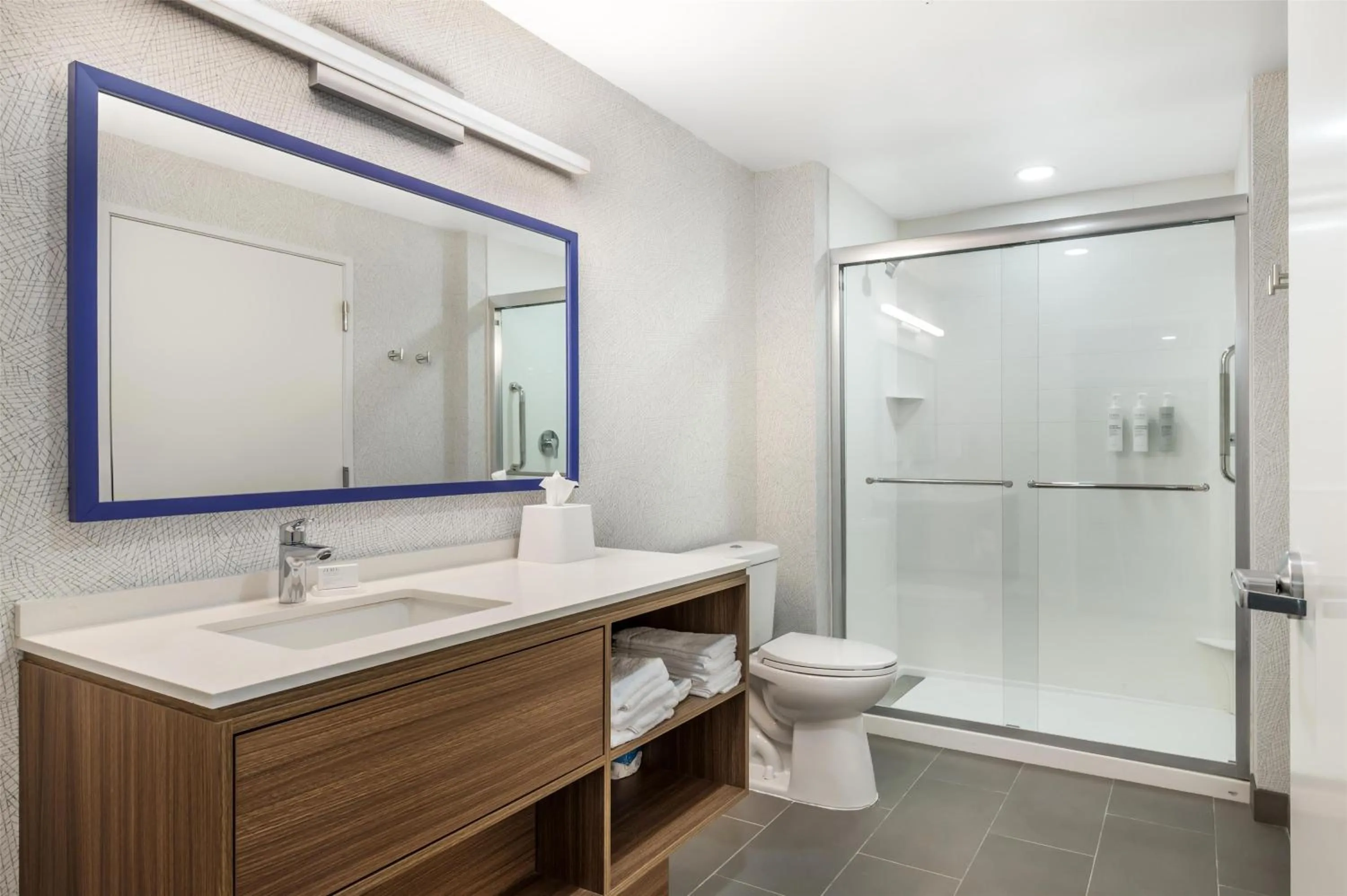 Bathroom in Home2 Suites By Hilton Harrisonburg University
