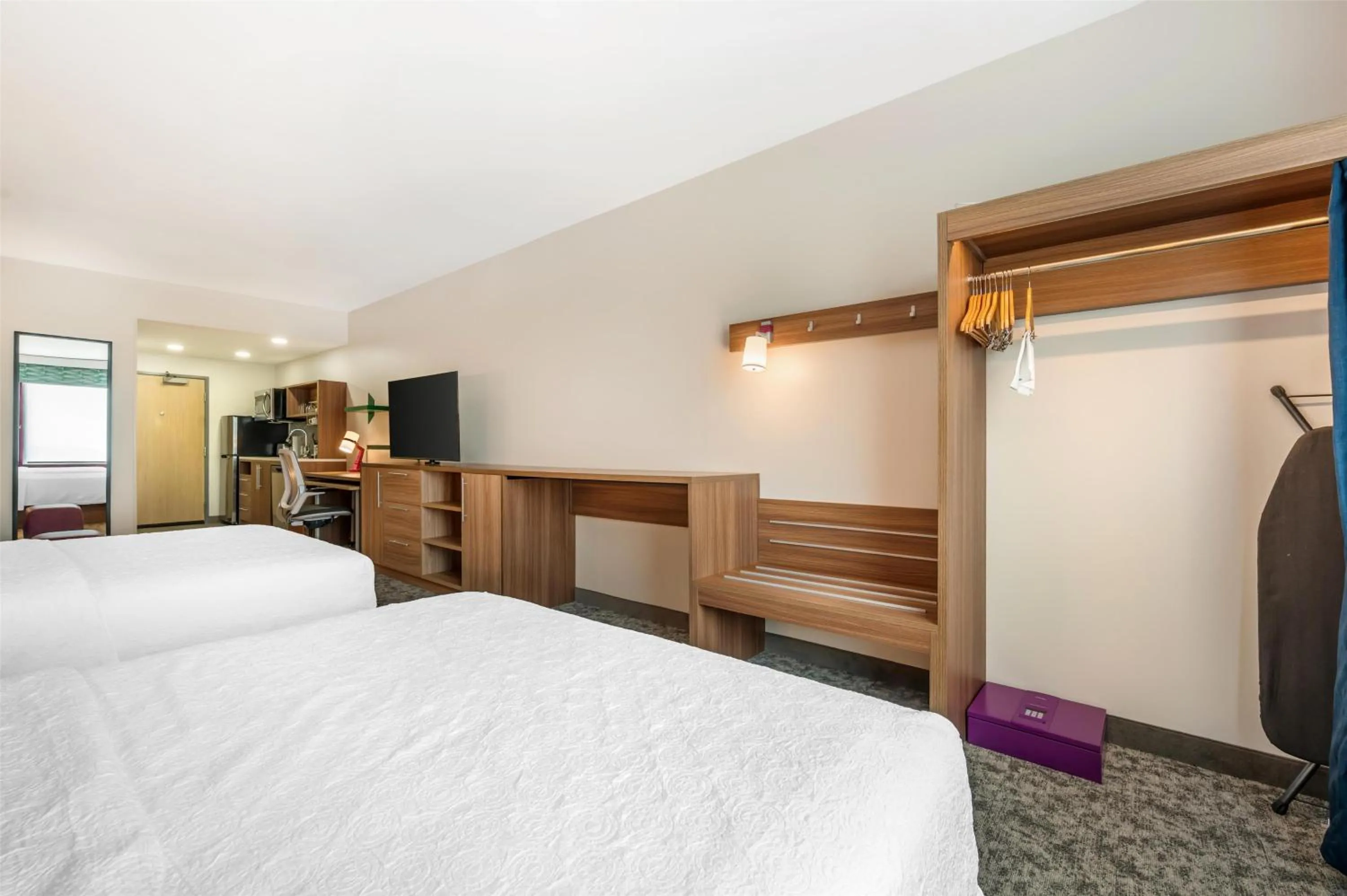 Bed in Home2 Suites By Hilton Harrisonburg University