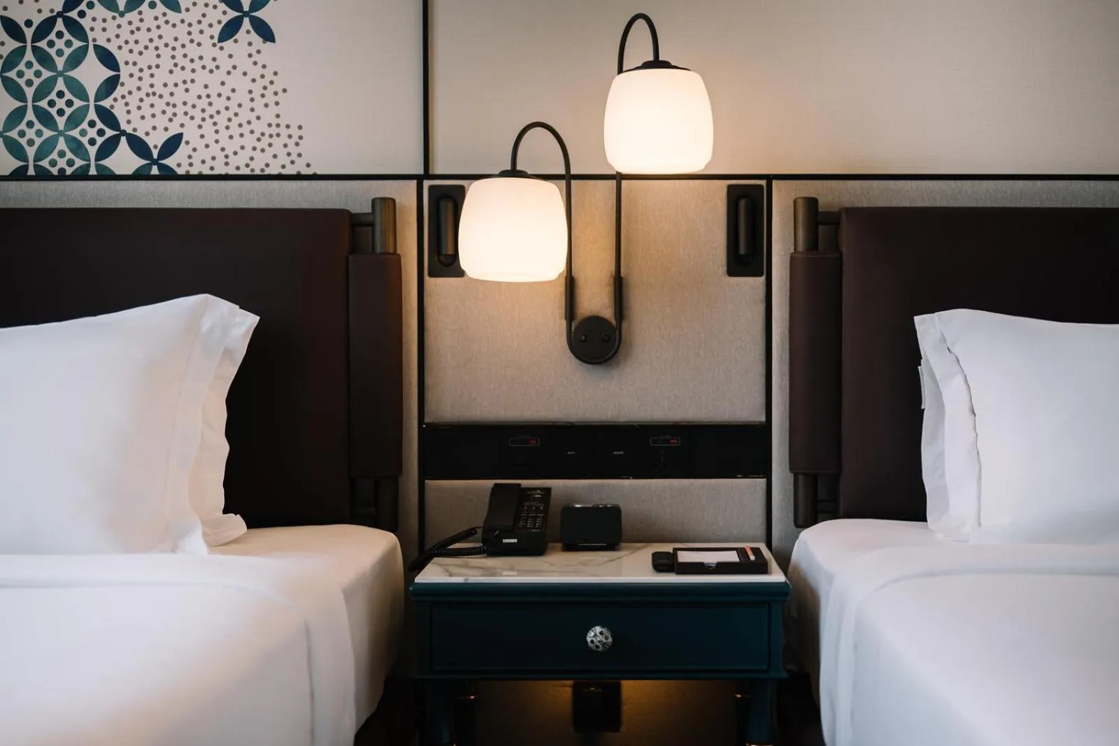 Bed in Iconic Marjorie Hotel, Penang, a Tribute Portfolio Hotel