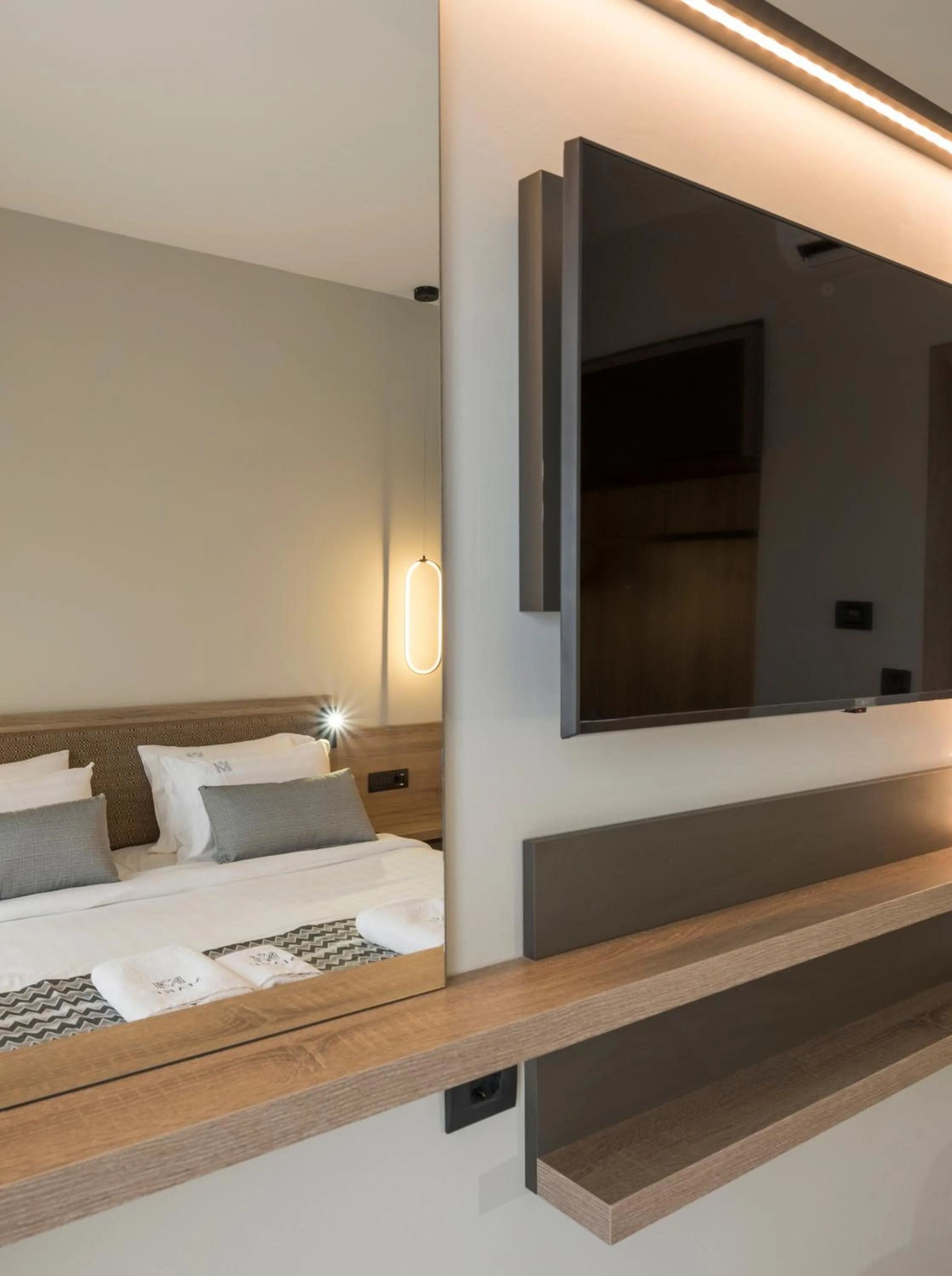 Bed in Mare Village Hotel