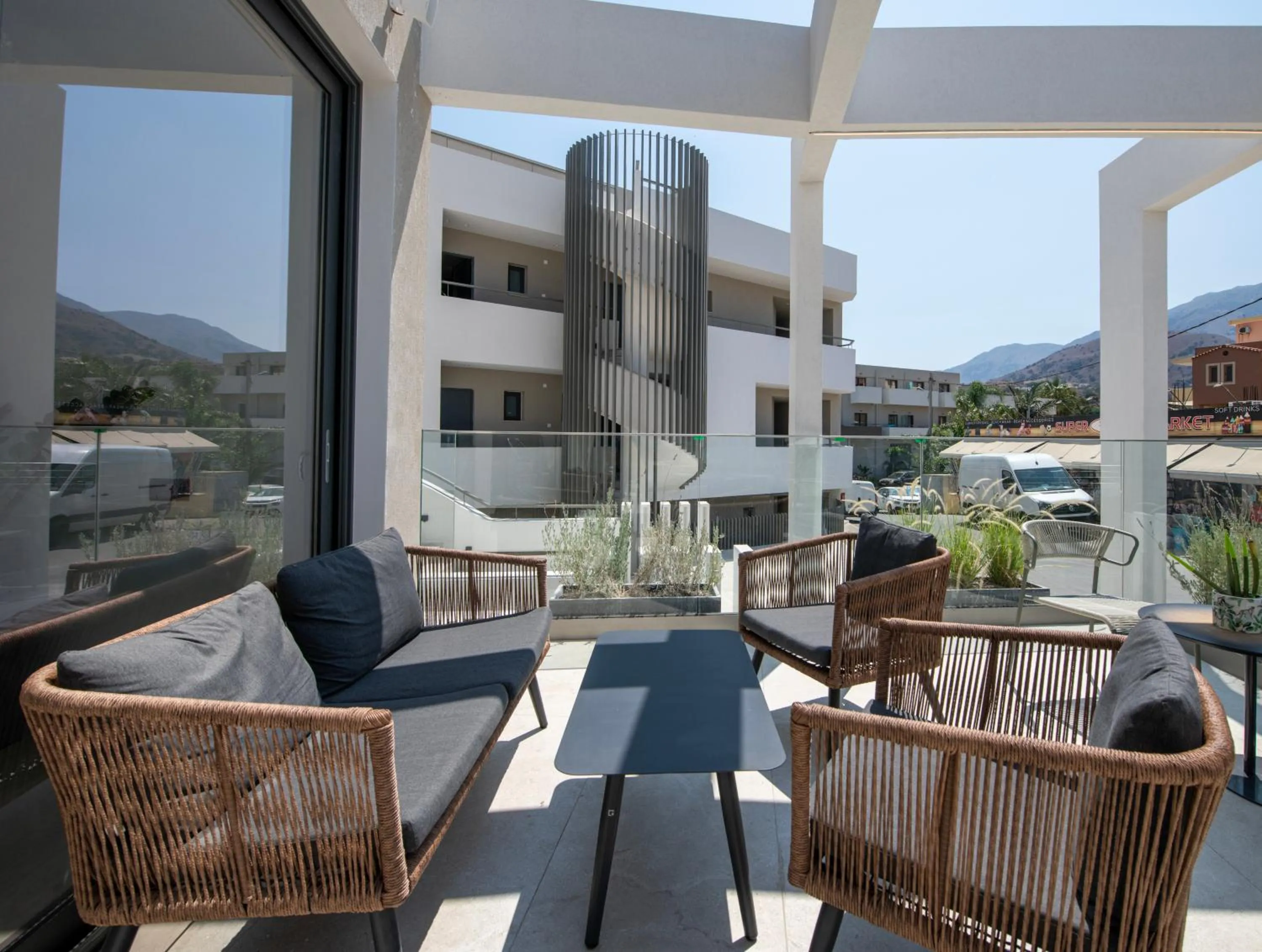 Balcony/Terrace in Mare Village Hotel