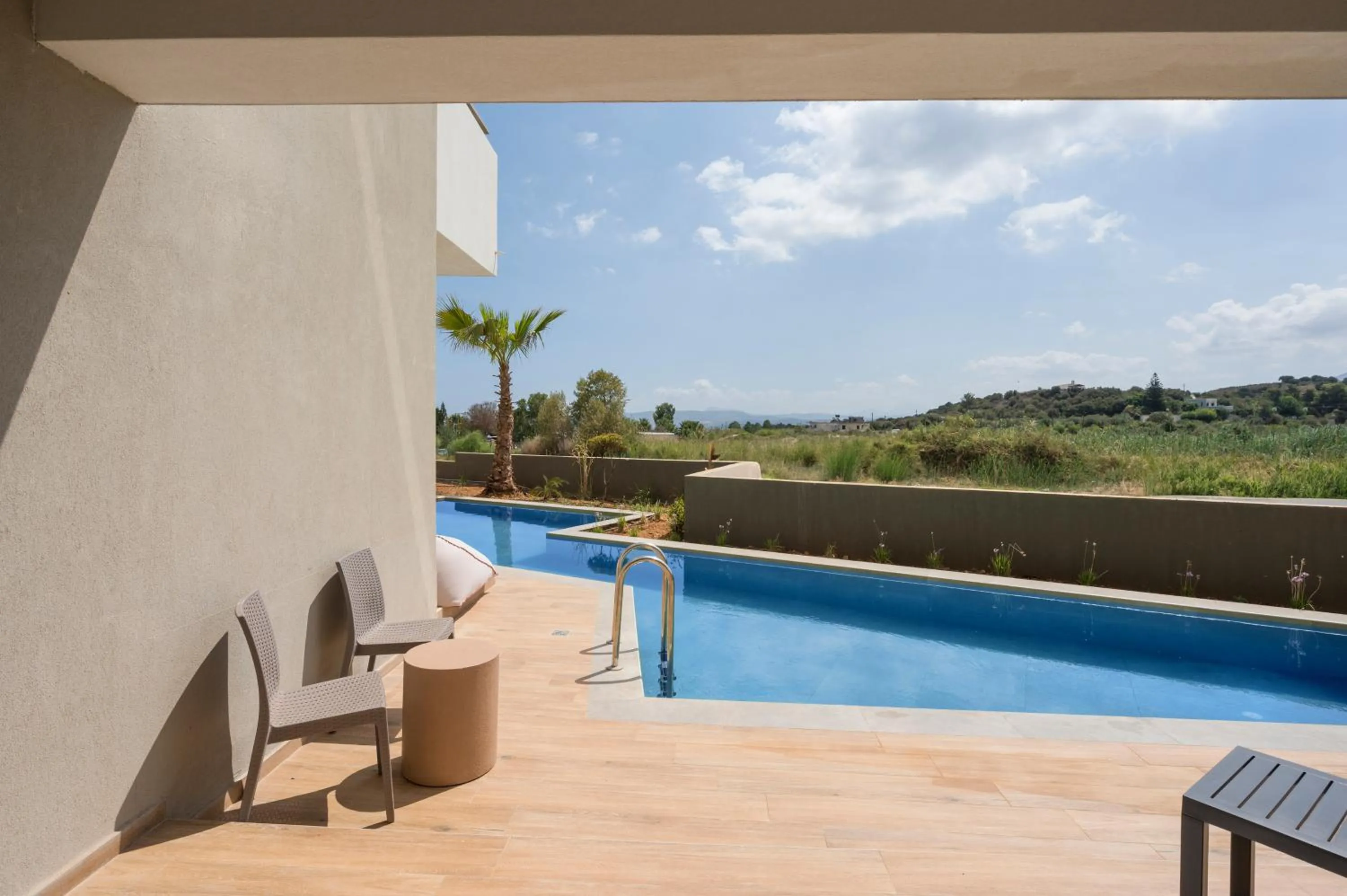 Patio in Mare Village Hotel