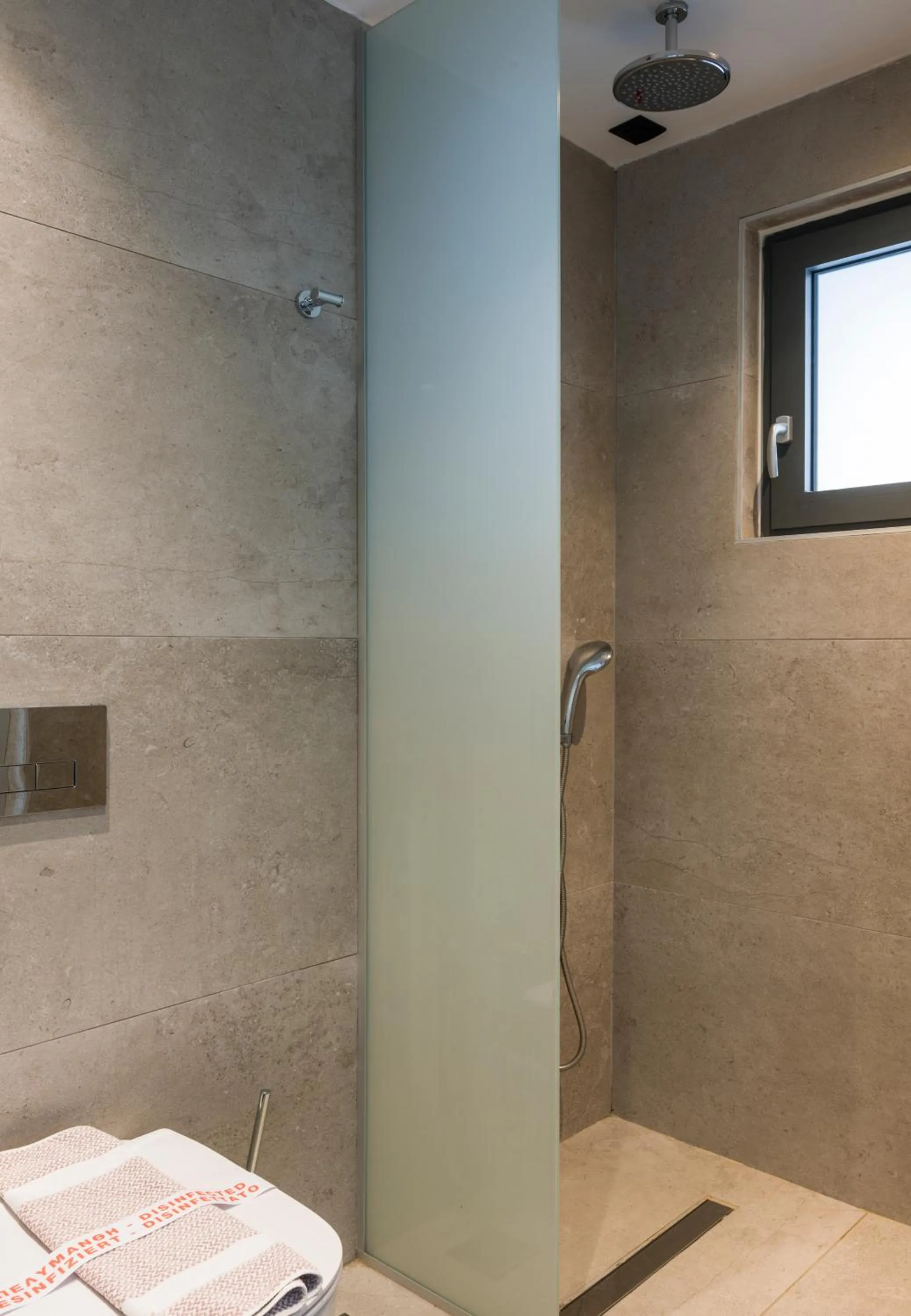 Shower in Mare Village Hotel
