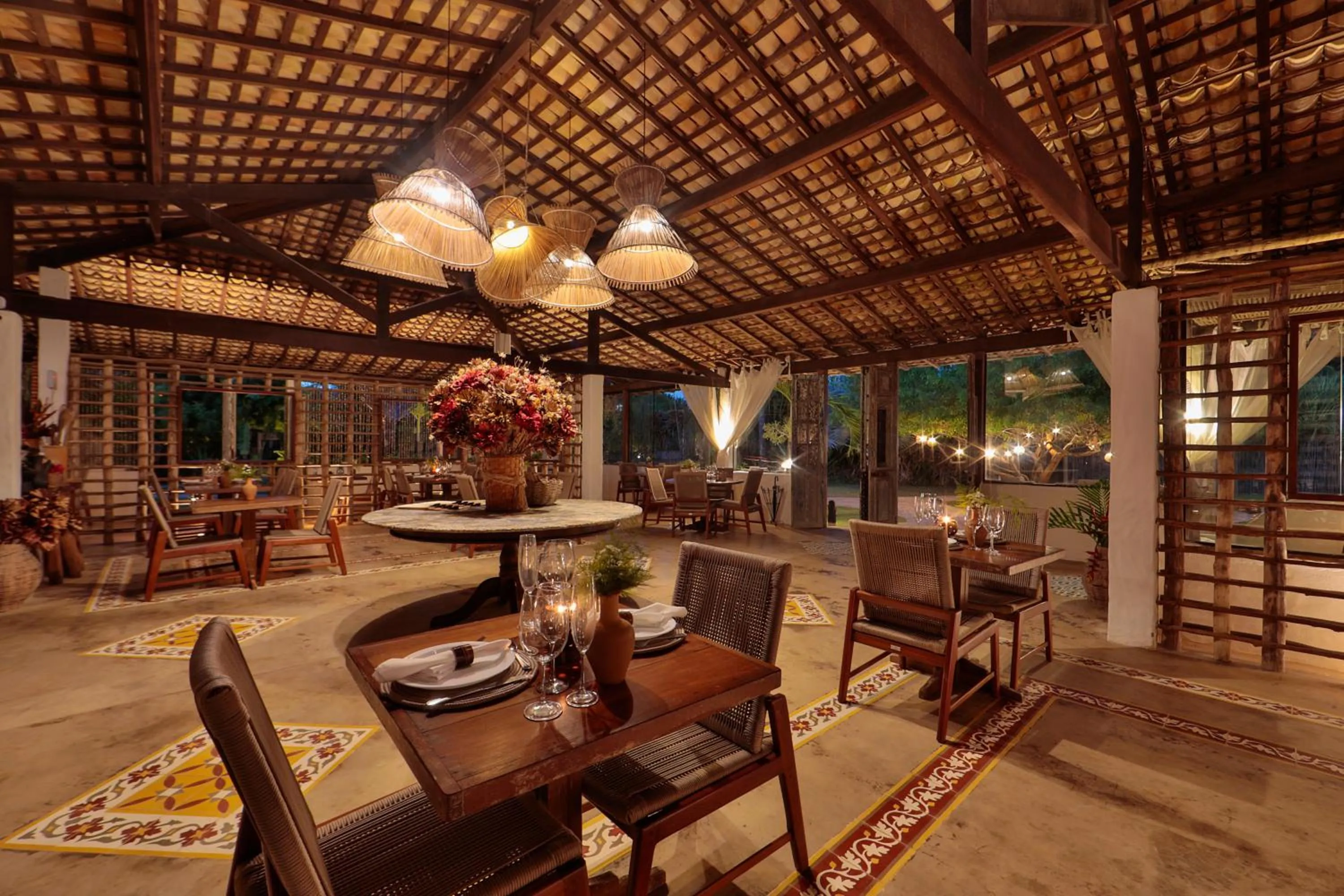 Dining area in Pousada Reserva do Patacho