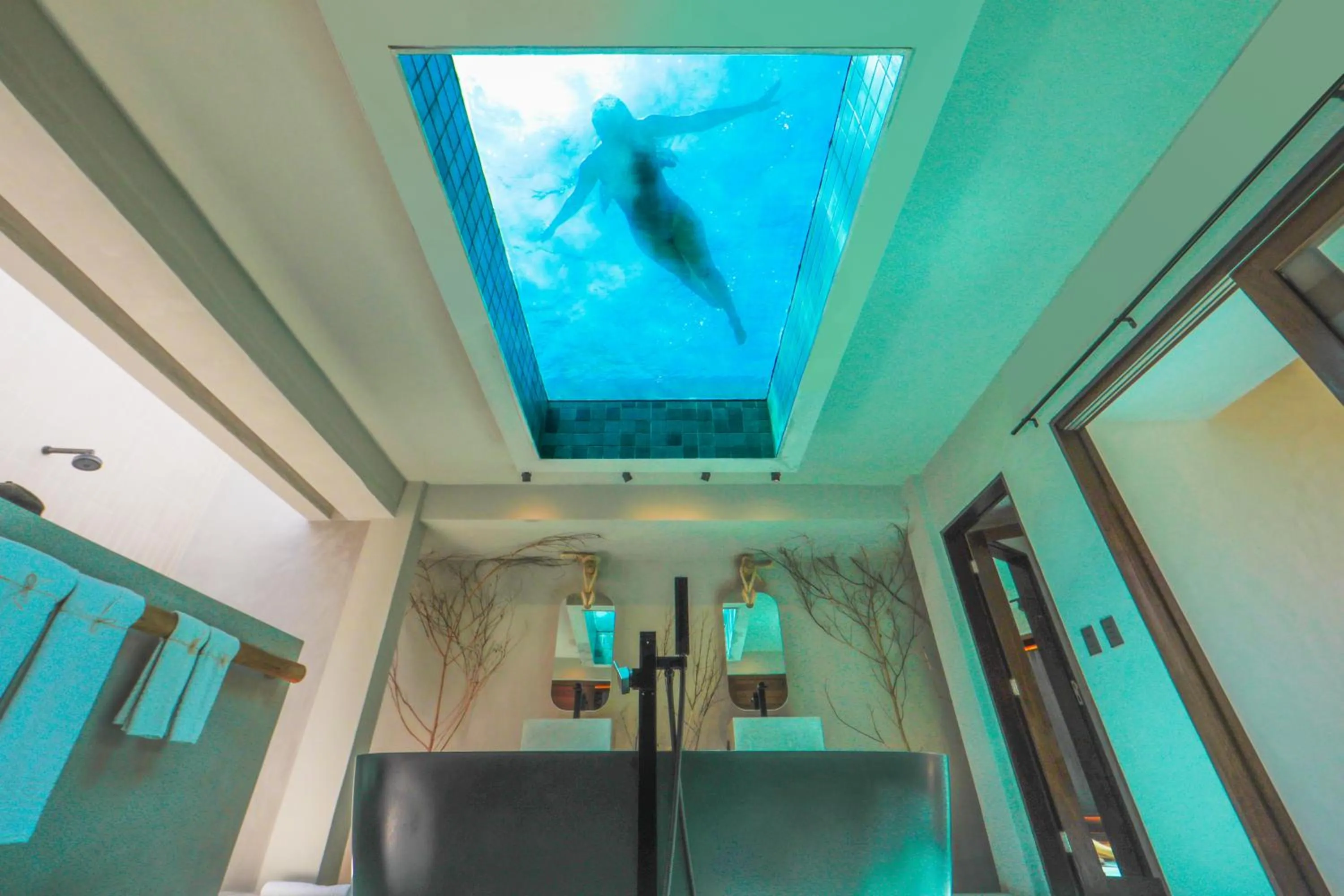 Pool view in Pousada Reserva do Patacho