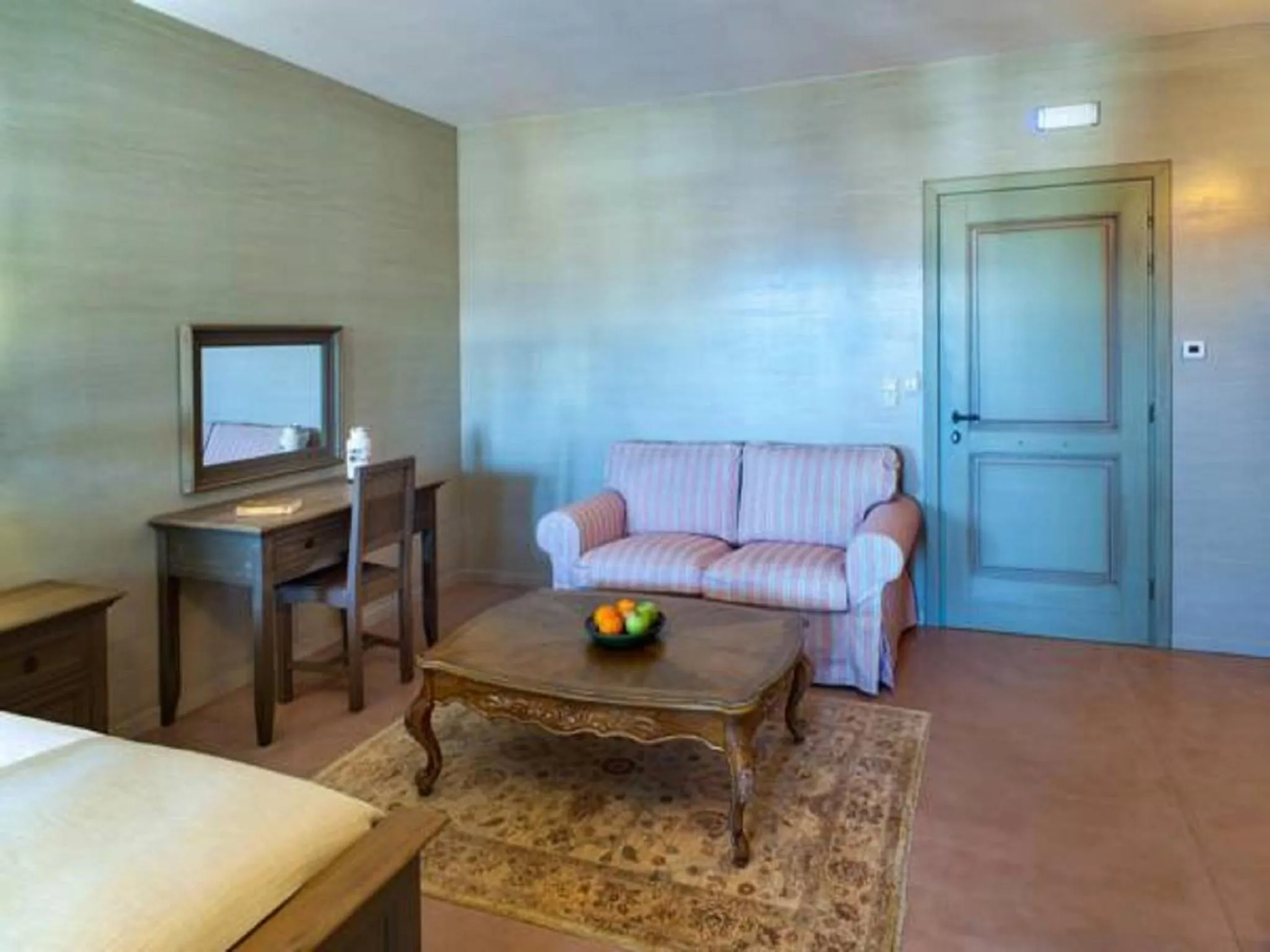 Seating area in Haones Suites