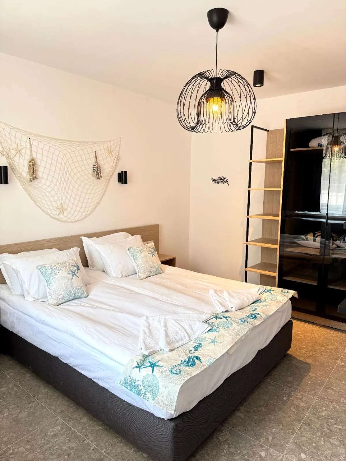 Bed in Hotel Mistral