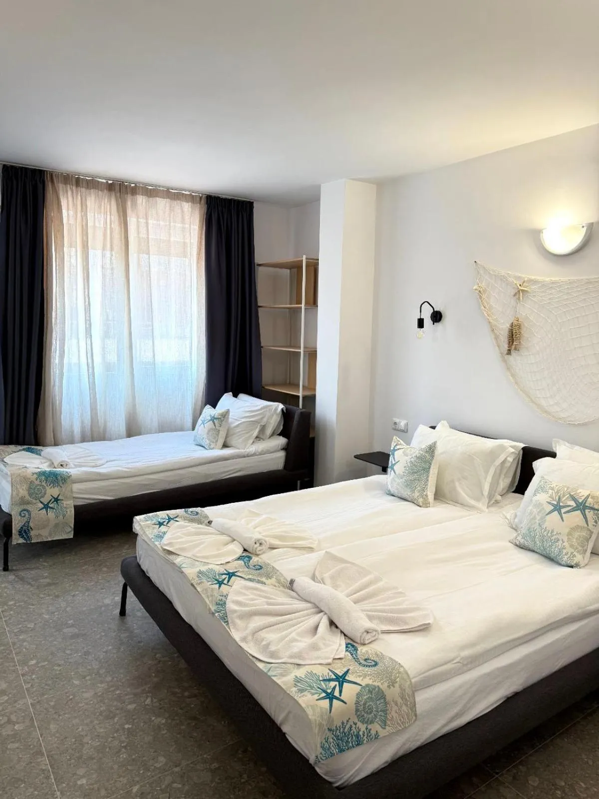 Bed in Hotel Mistral