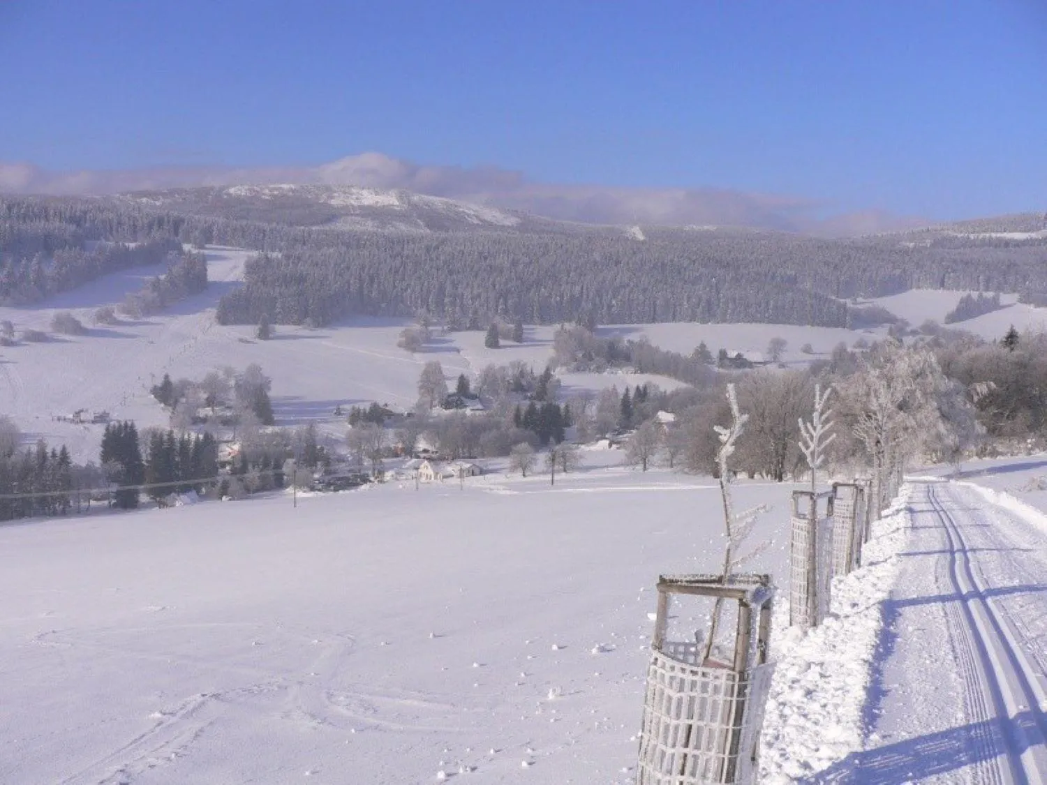 Natural landscape in Penzion Vápenka