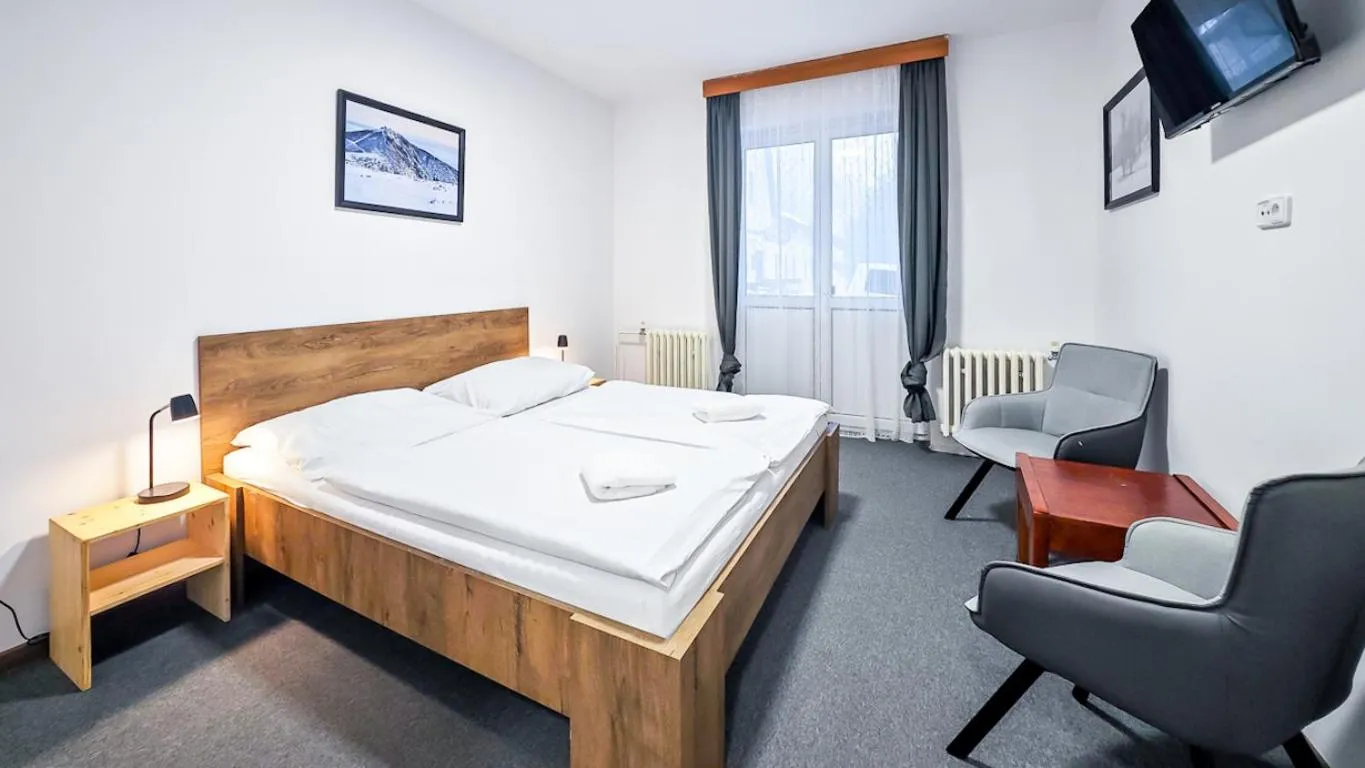 Bedroom, Bed in Penzion Vápenka