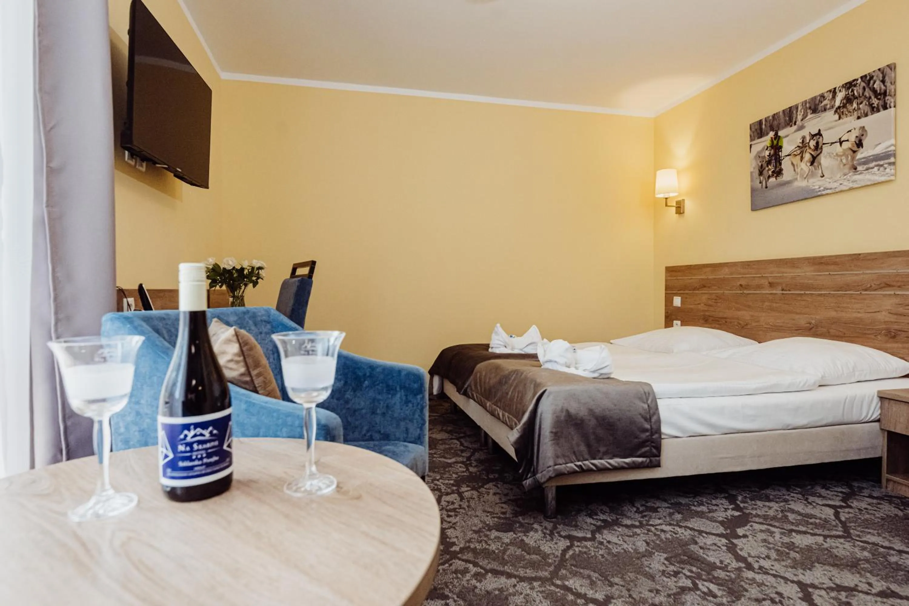 Photo of the whole room, Bed in Hotel Na Skarpie