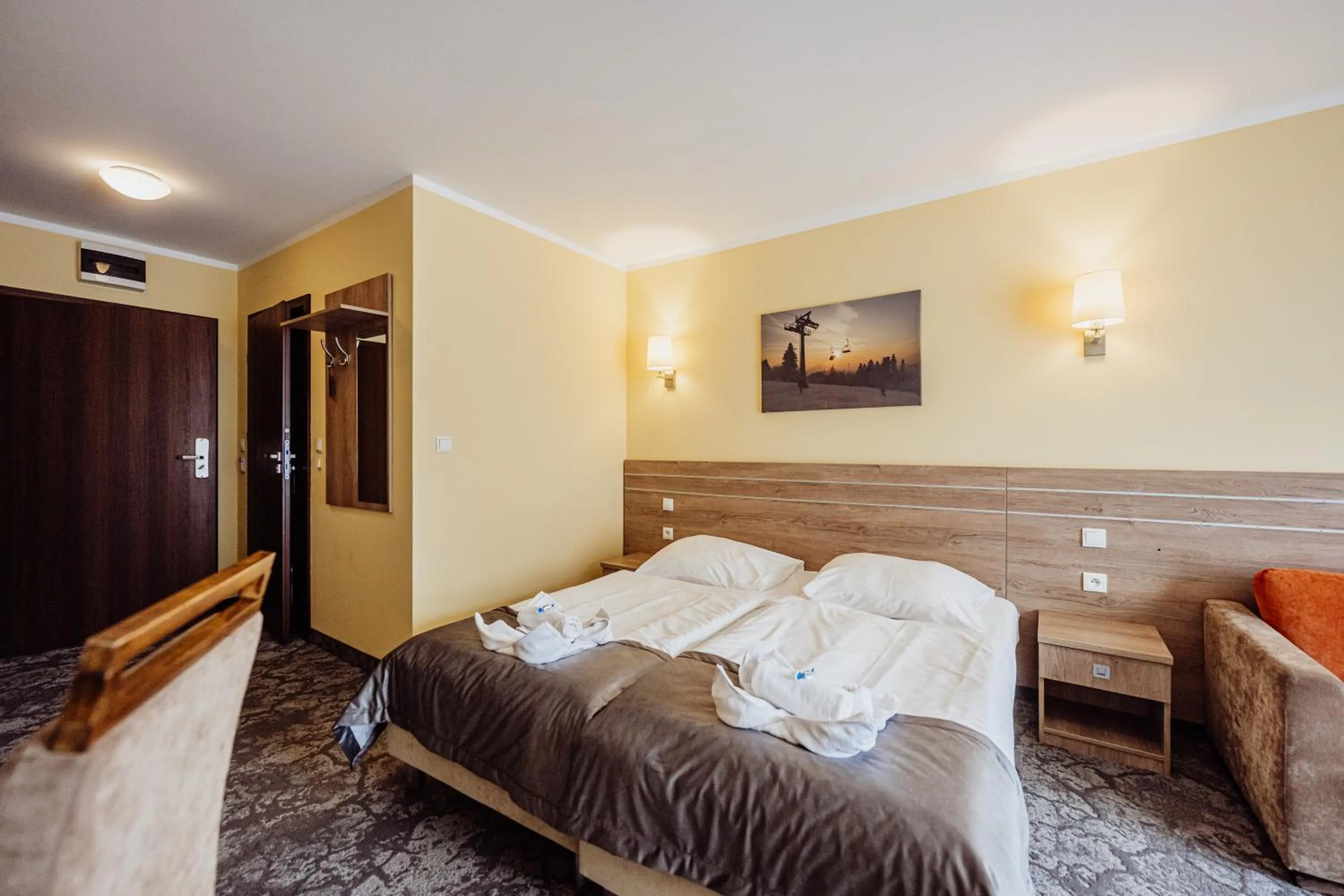 Bed in Hotel Na Skarpie