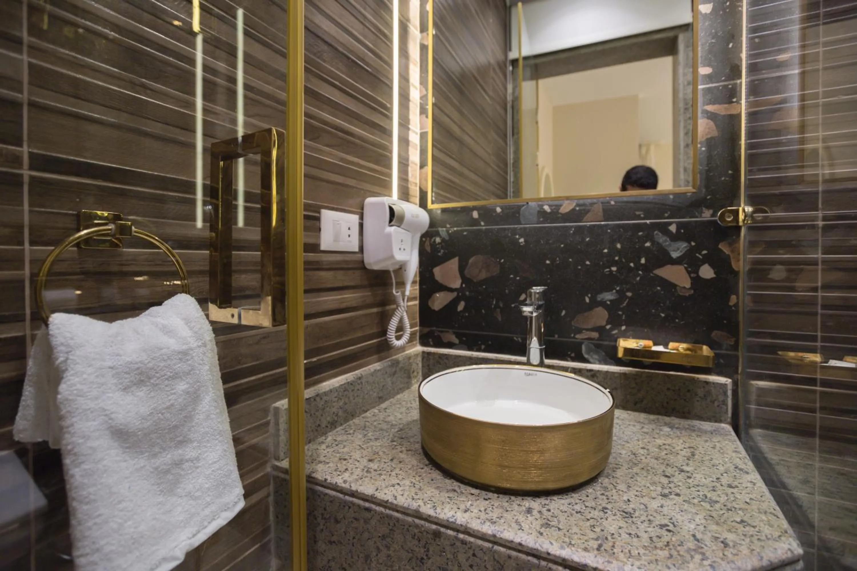 Toilet in Pyramids Plateau Hotel