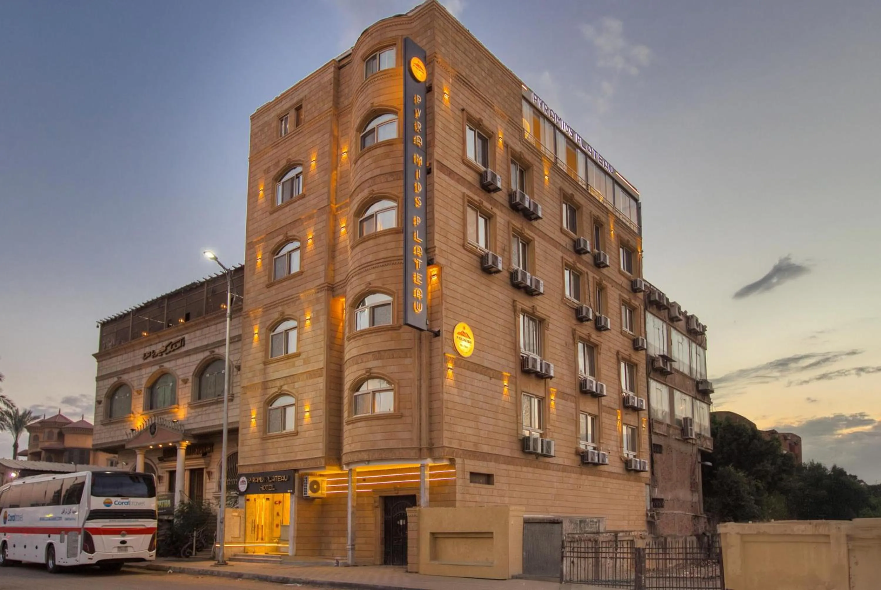 Property building in Pyramids Plateau Hotel