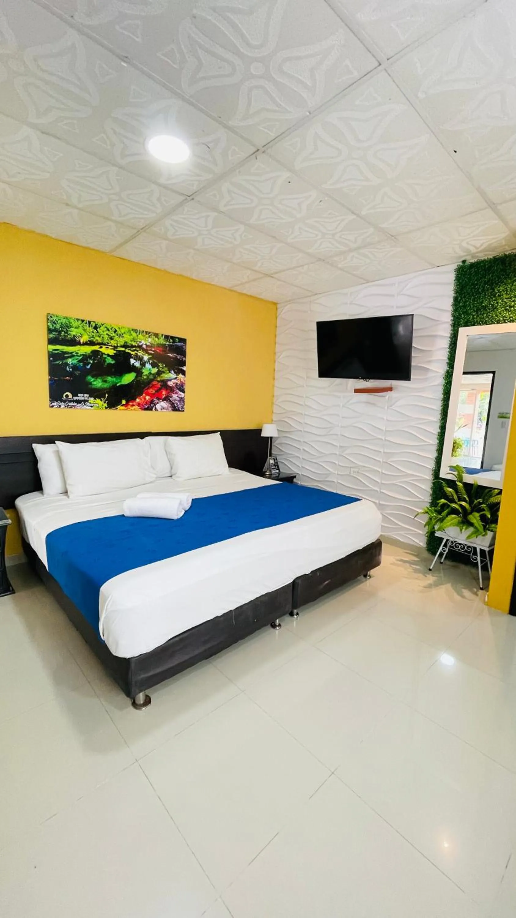 Bed in Hotel Rosalinda Campestre del Llano