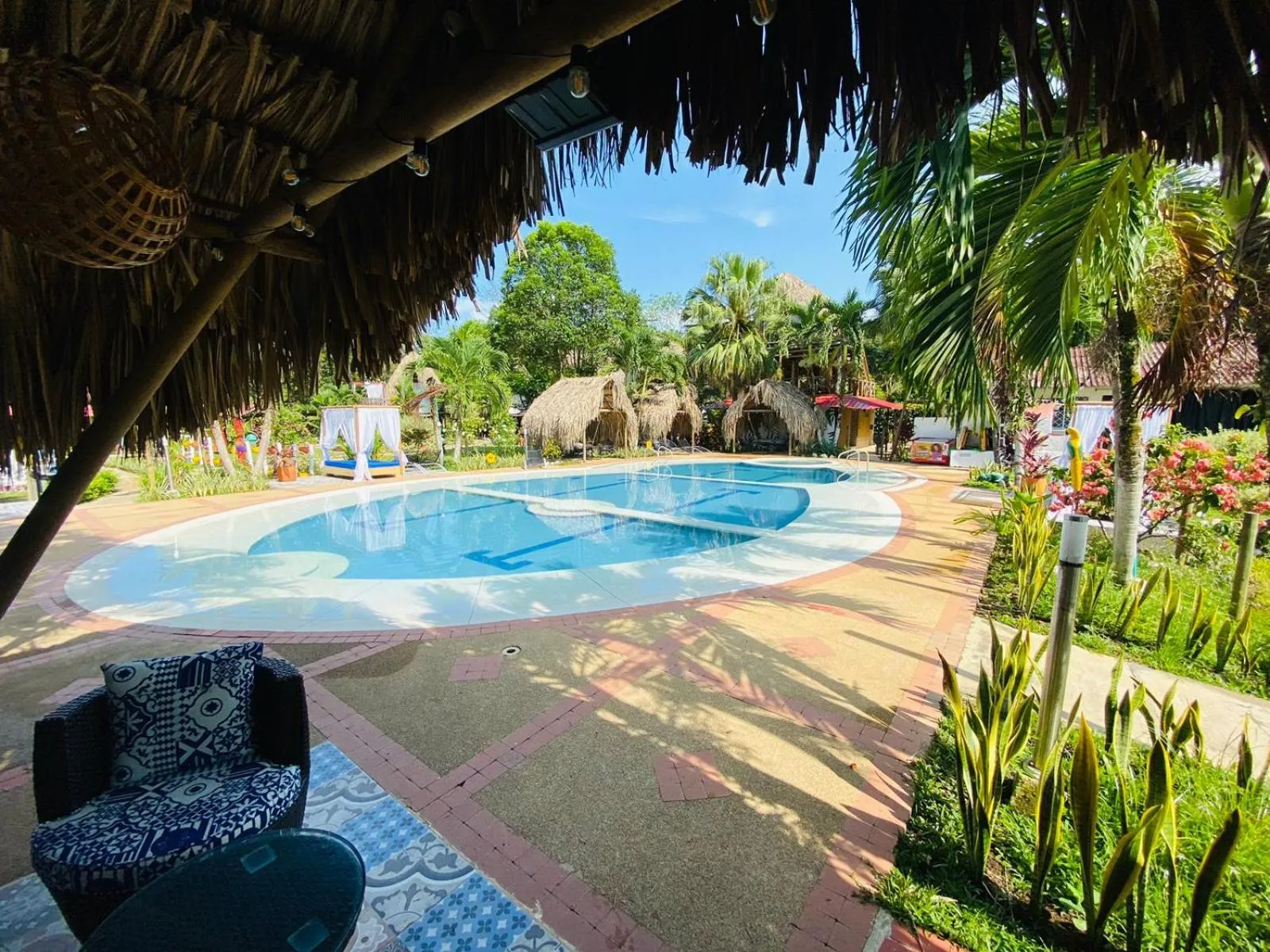 Swimming pool in Hotel Rosalinda Campestre del Llano