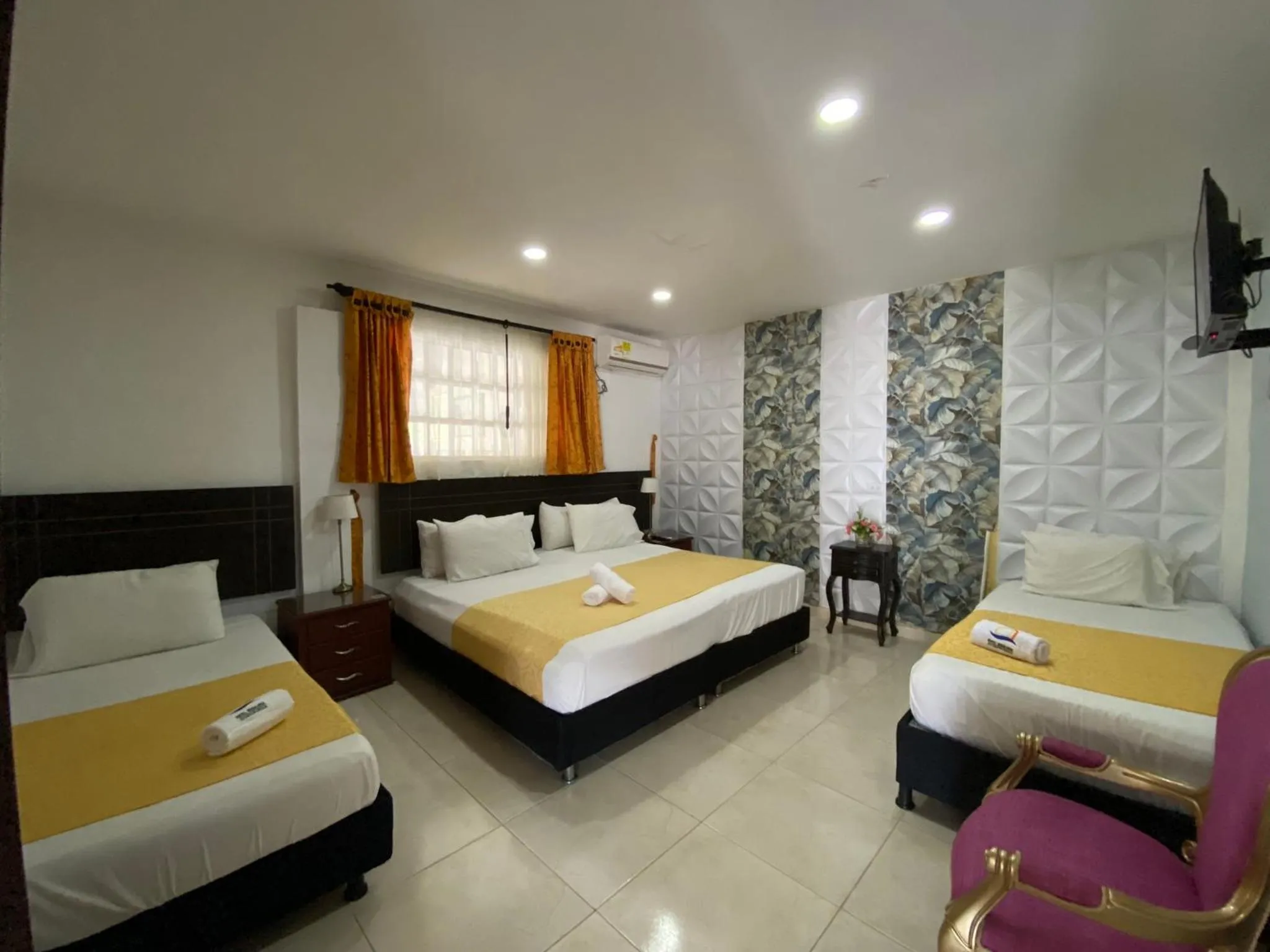 Bed in Hotel Rosalinda Campestre del Llano