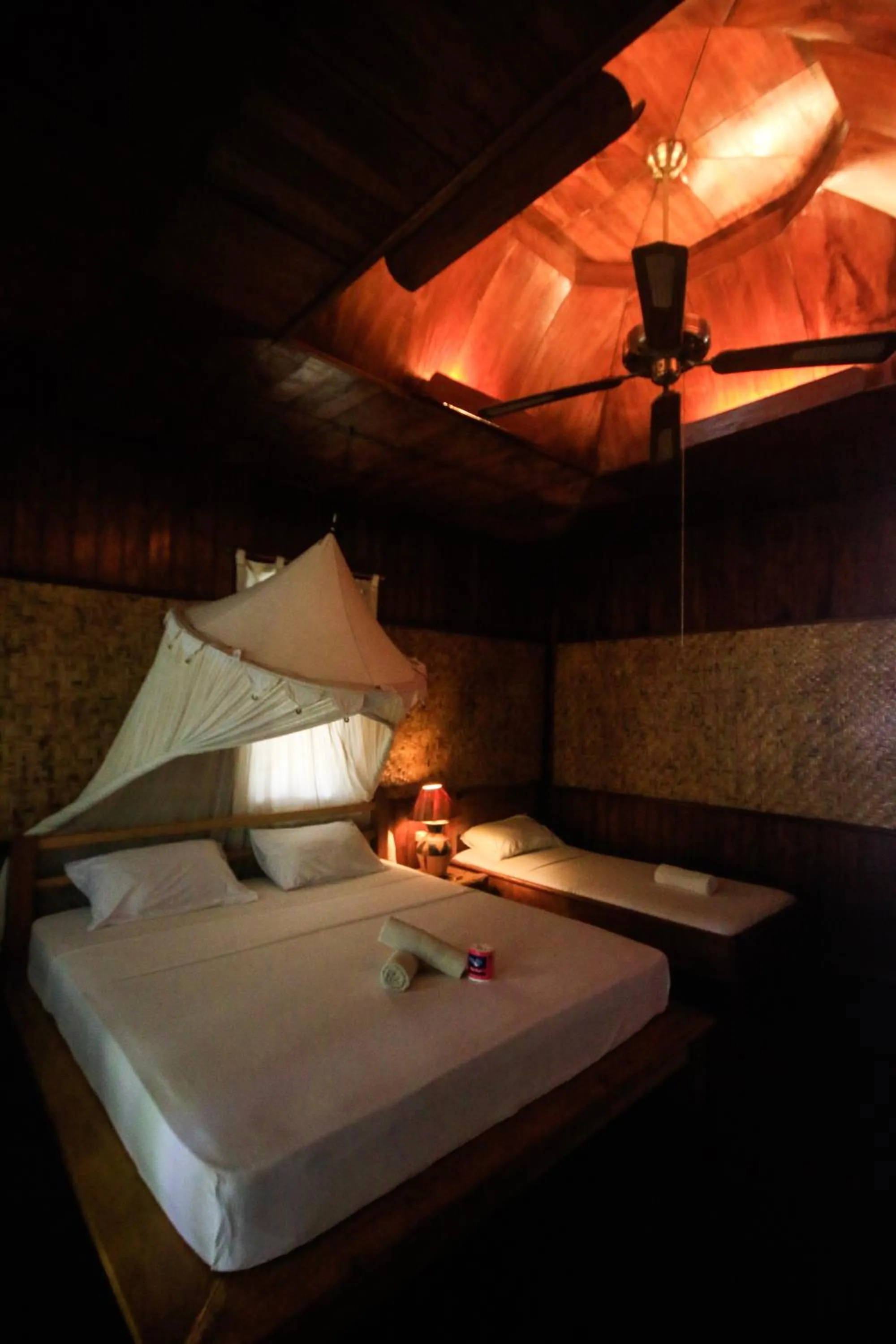 Living room, Bed in Sejuk Cottages