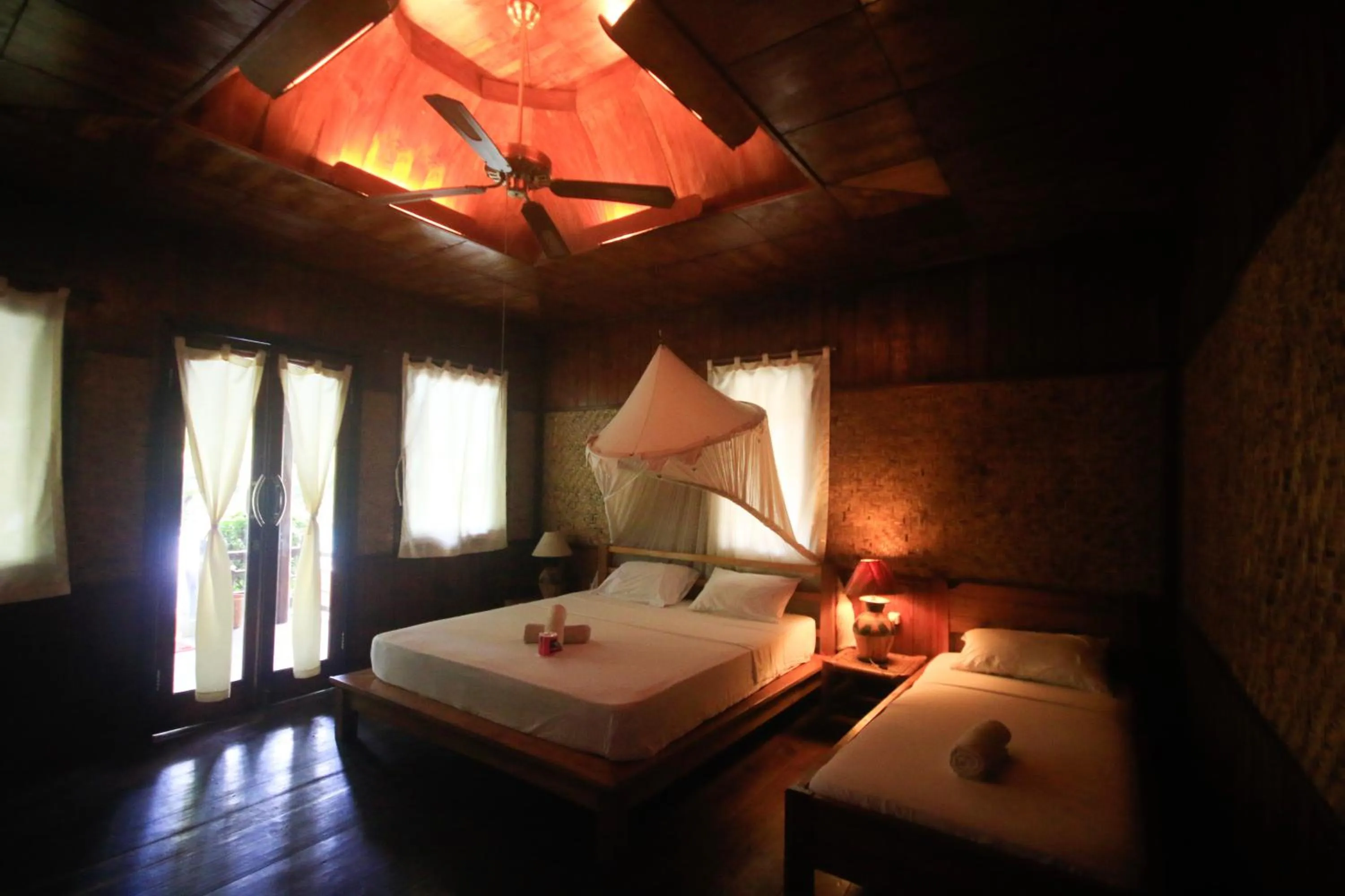 Bed in Sejuk Cottages