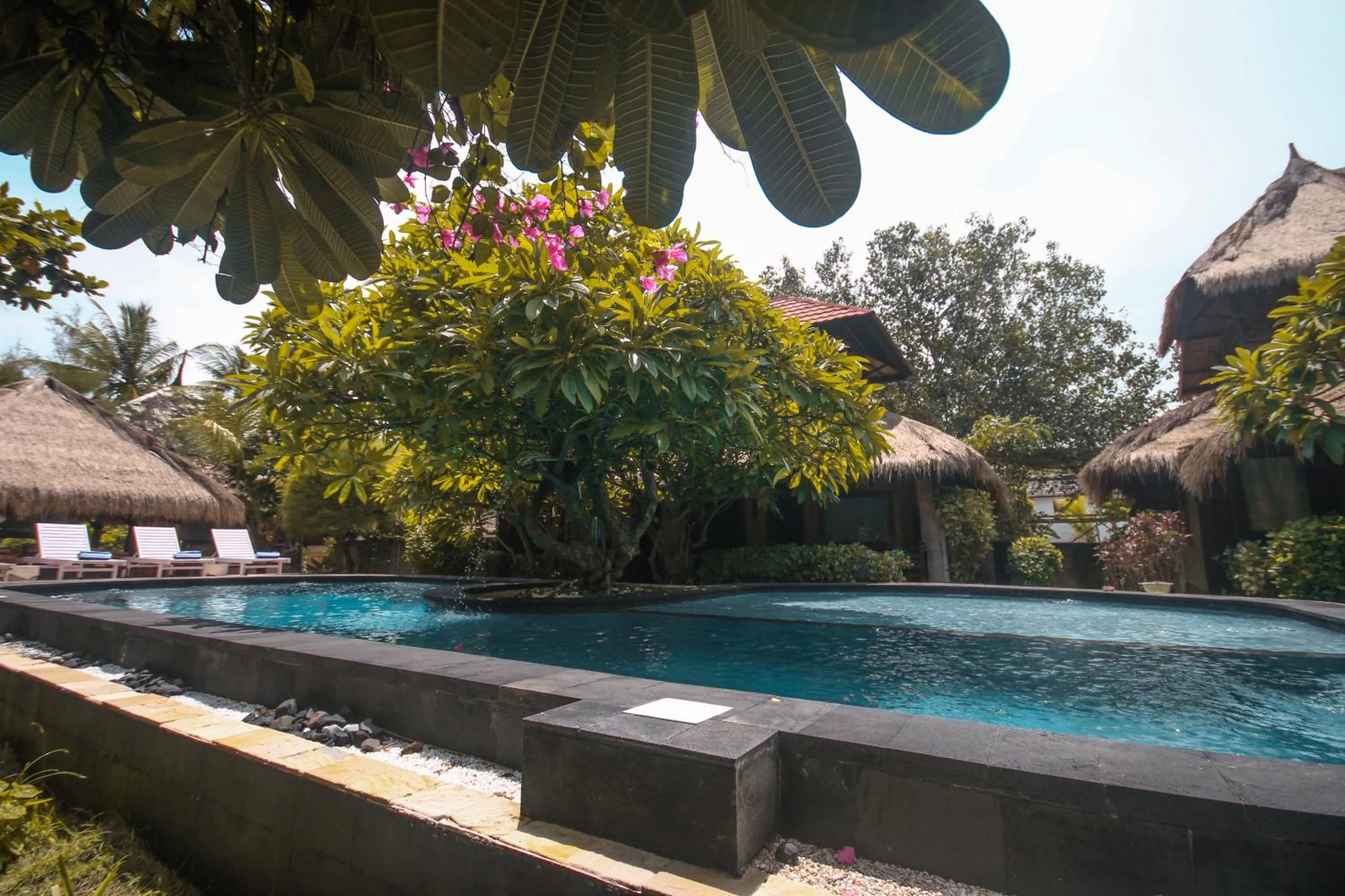 Swimming pool in Sejuk Cottages