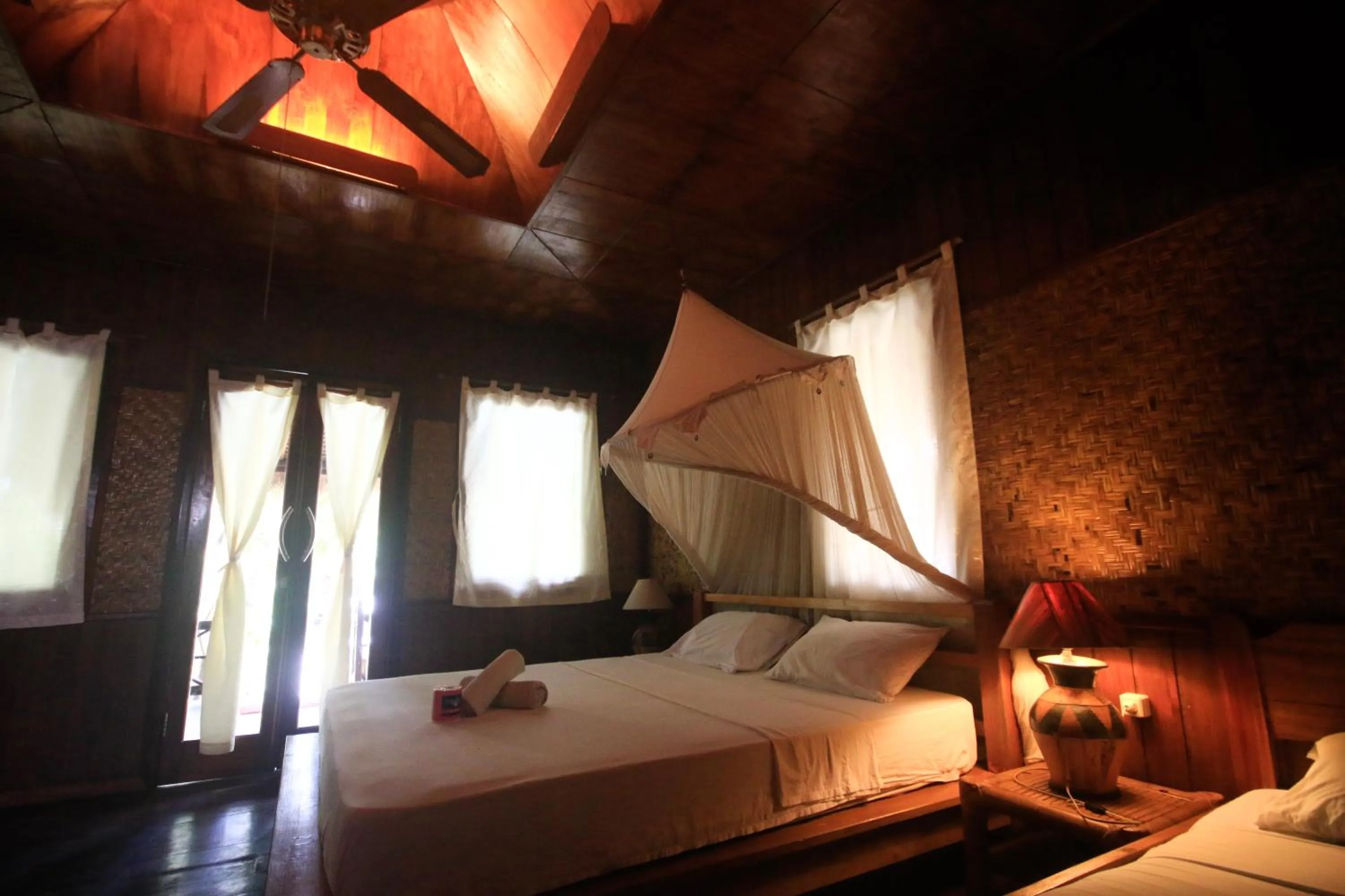Bed in Sejuk Cottages