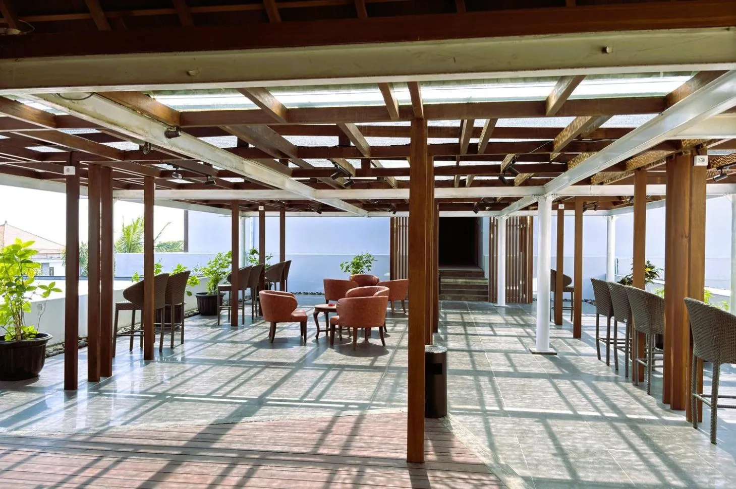 Seating area in The Lerina Hotel Nusa Dua