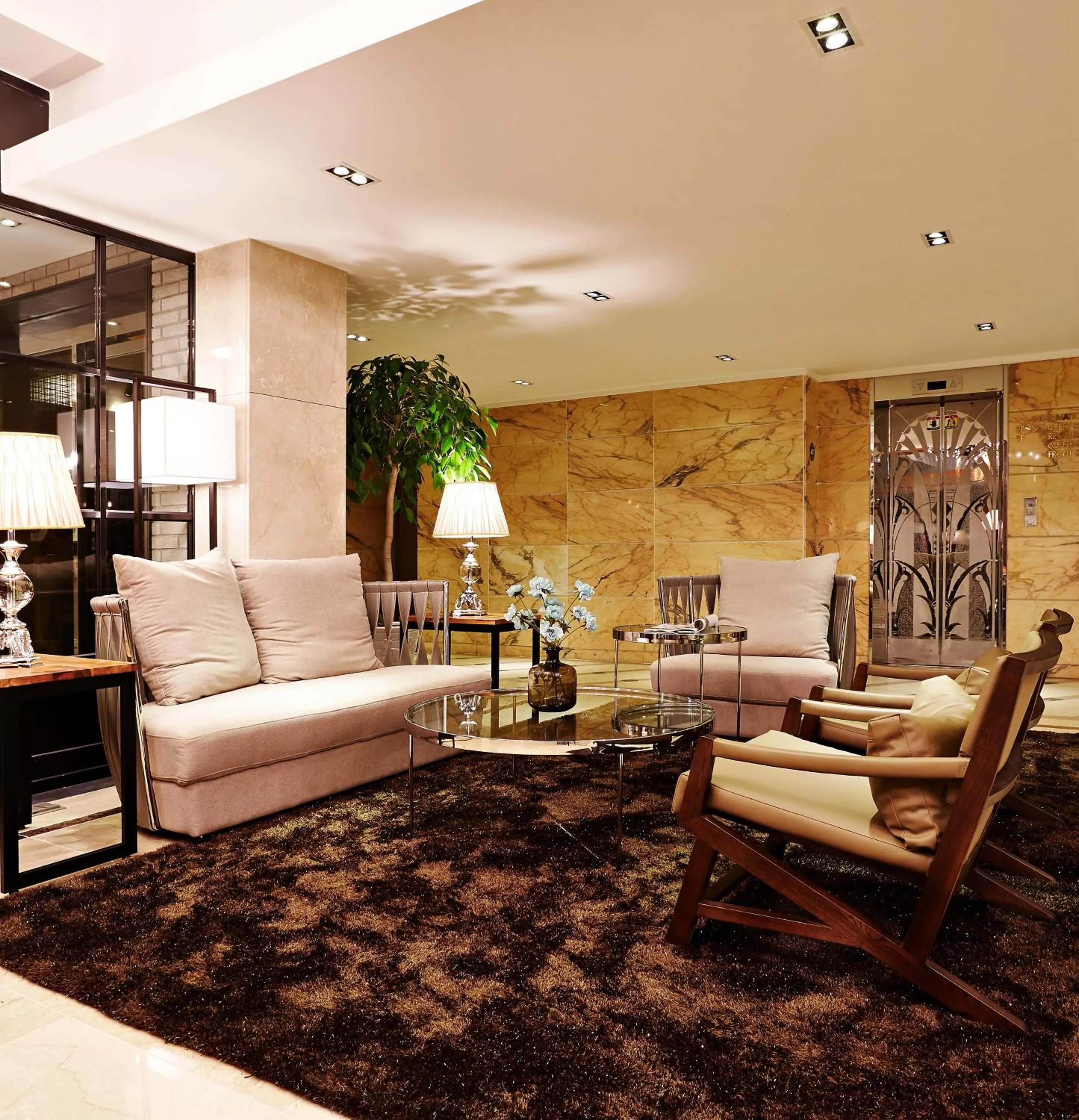 Decorative detail, Seating Area in Cheongju Namoo Hotel