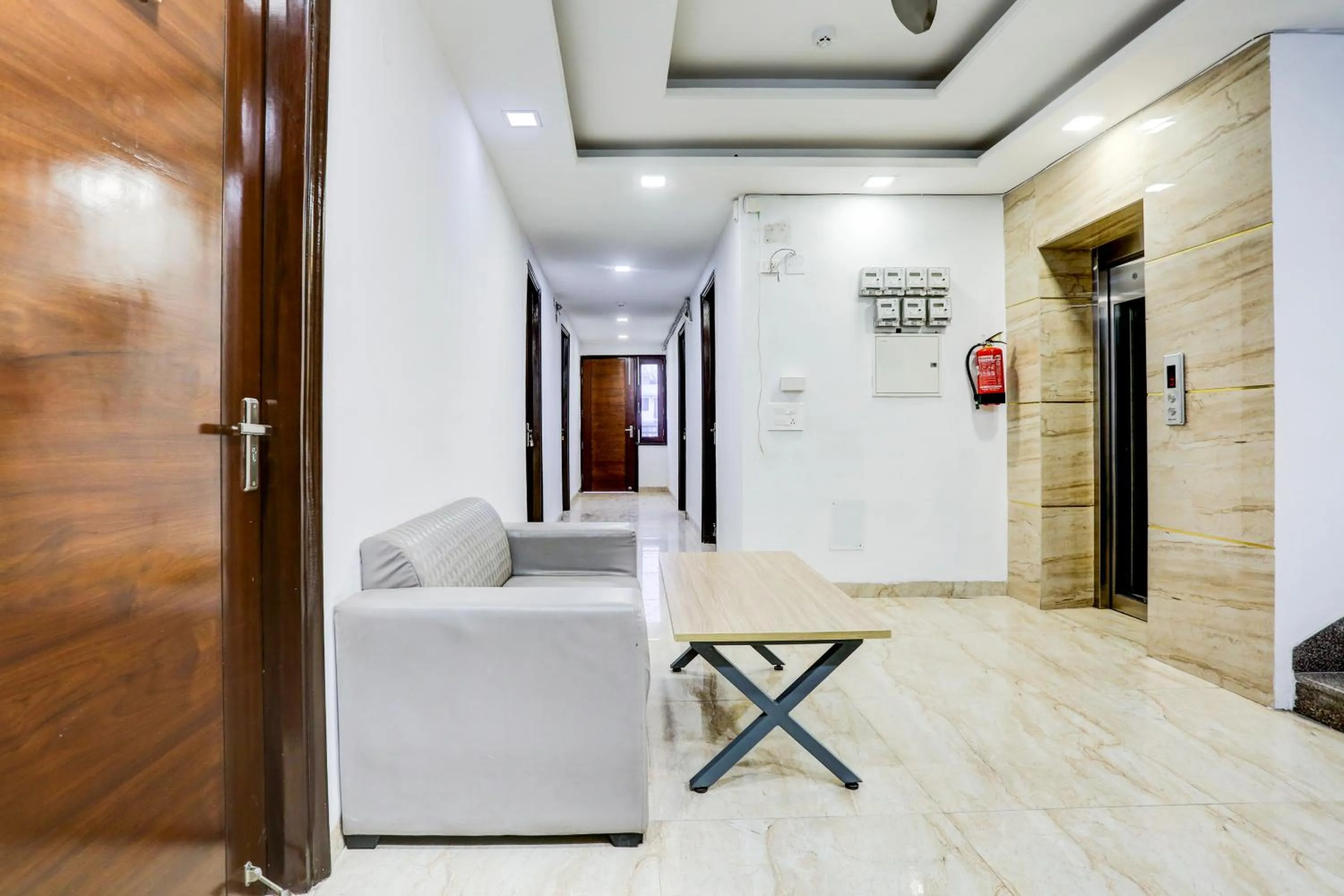 Living room in Hotel Grey Medicity Modern Rooms, Prime Location, Affordable Rates I Near Medanta