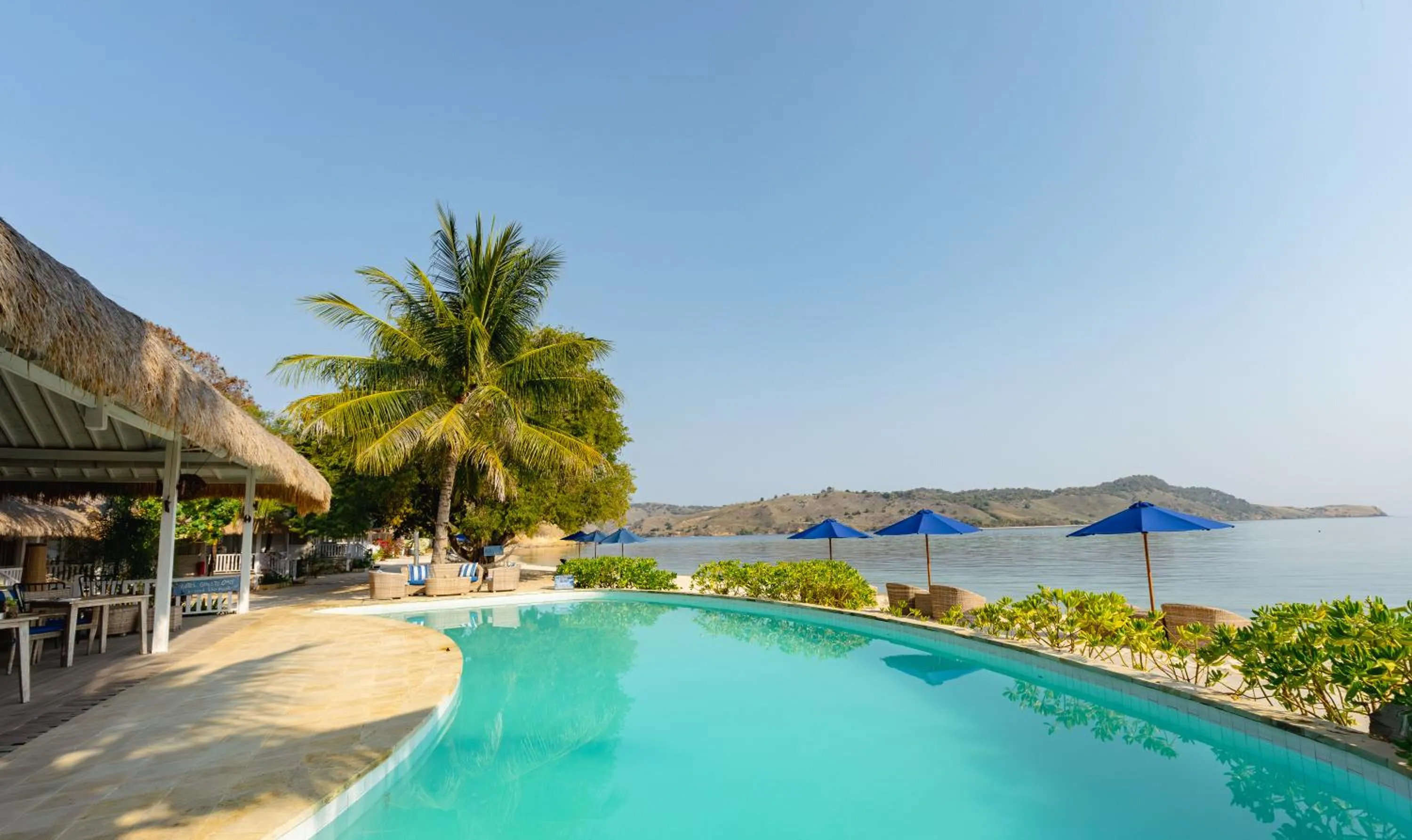 Swimming pool in Sudamala Resort, Seraya, Flores