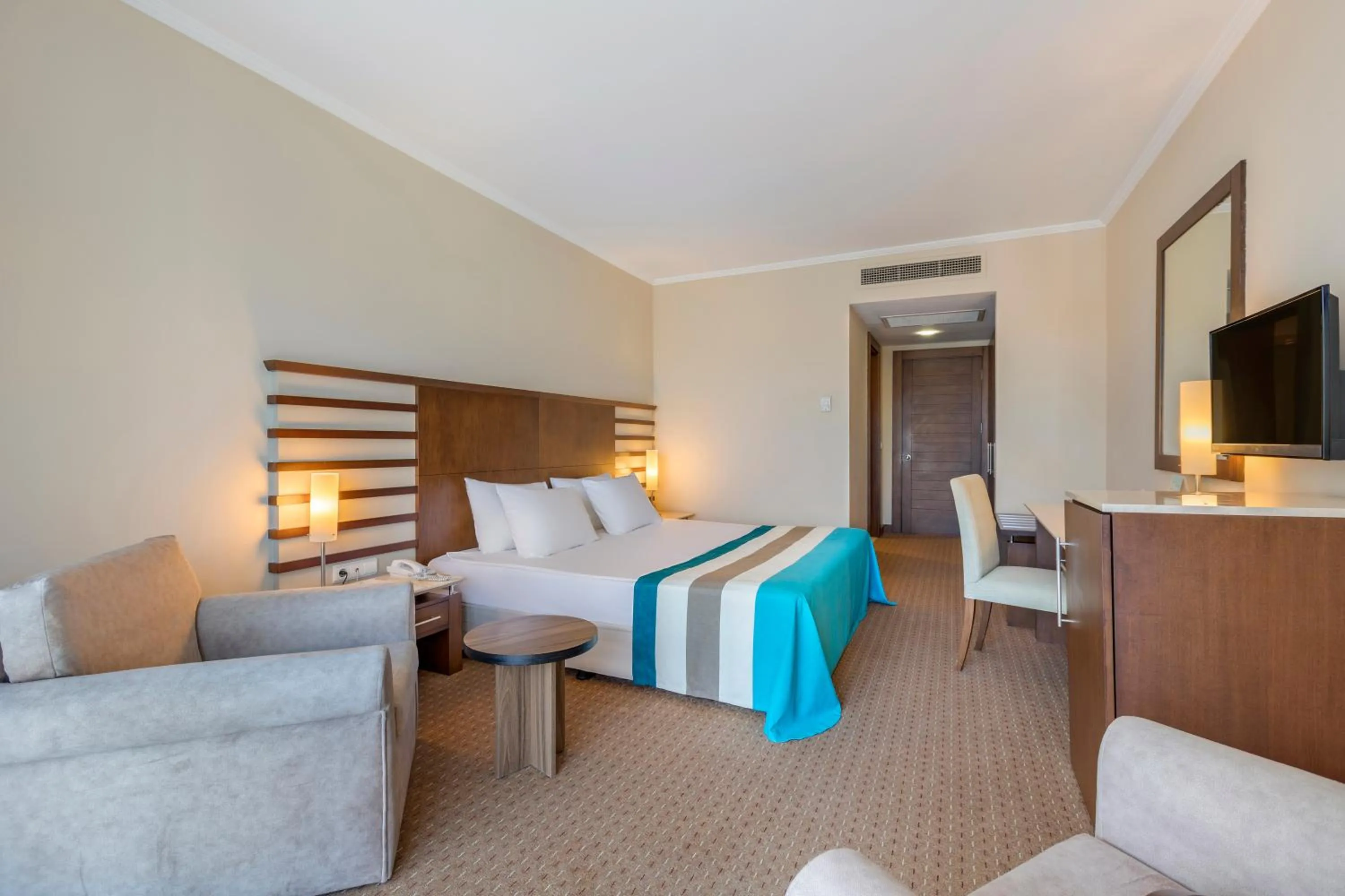 Bed in Green Max Hotel