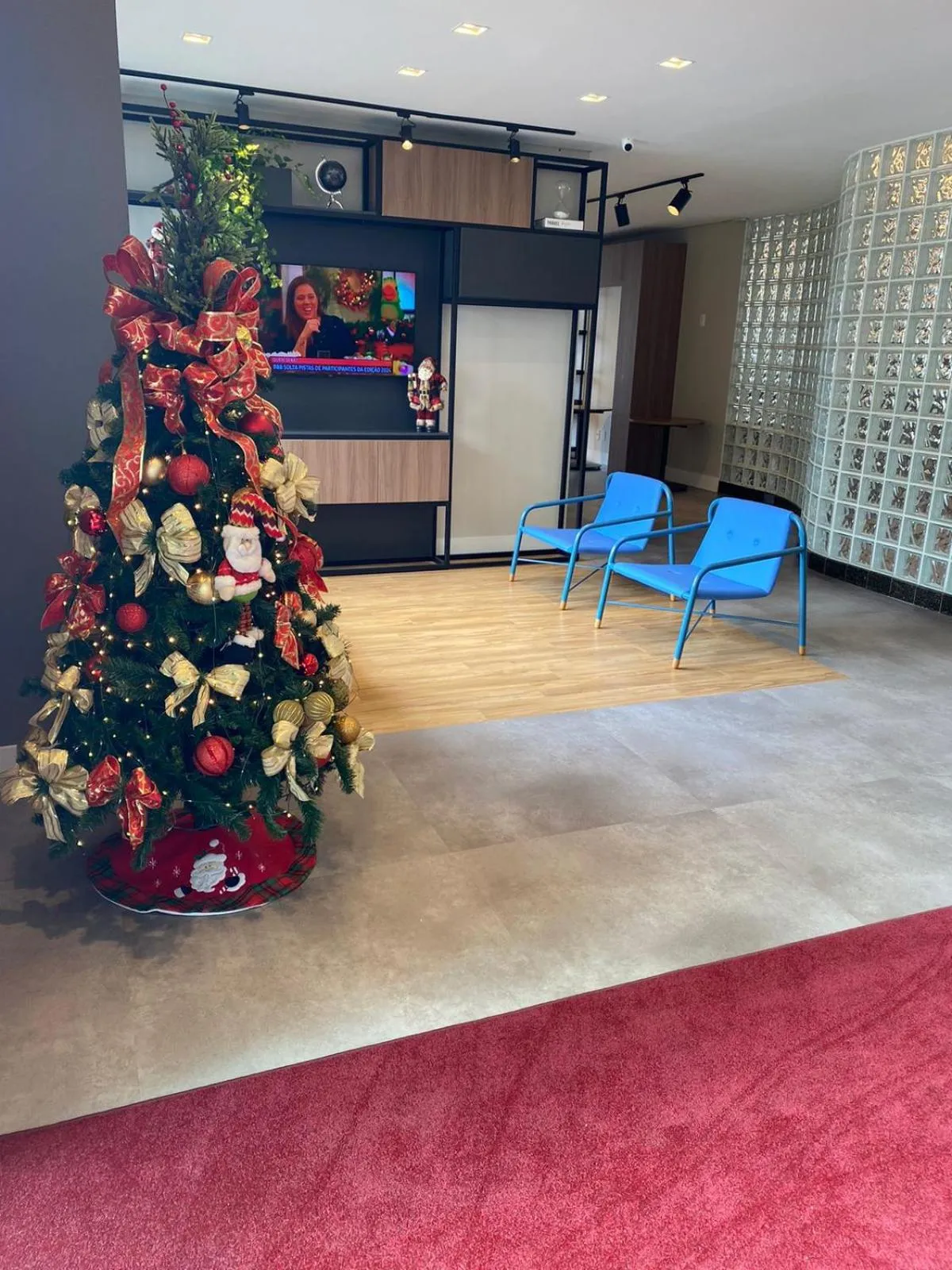 Lobby or reception in Mogano Business Hotel- ELETROPOSTO