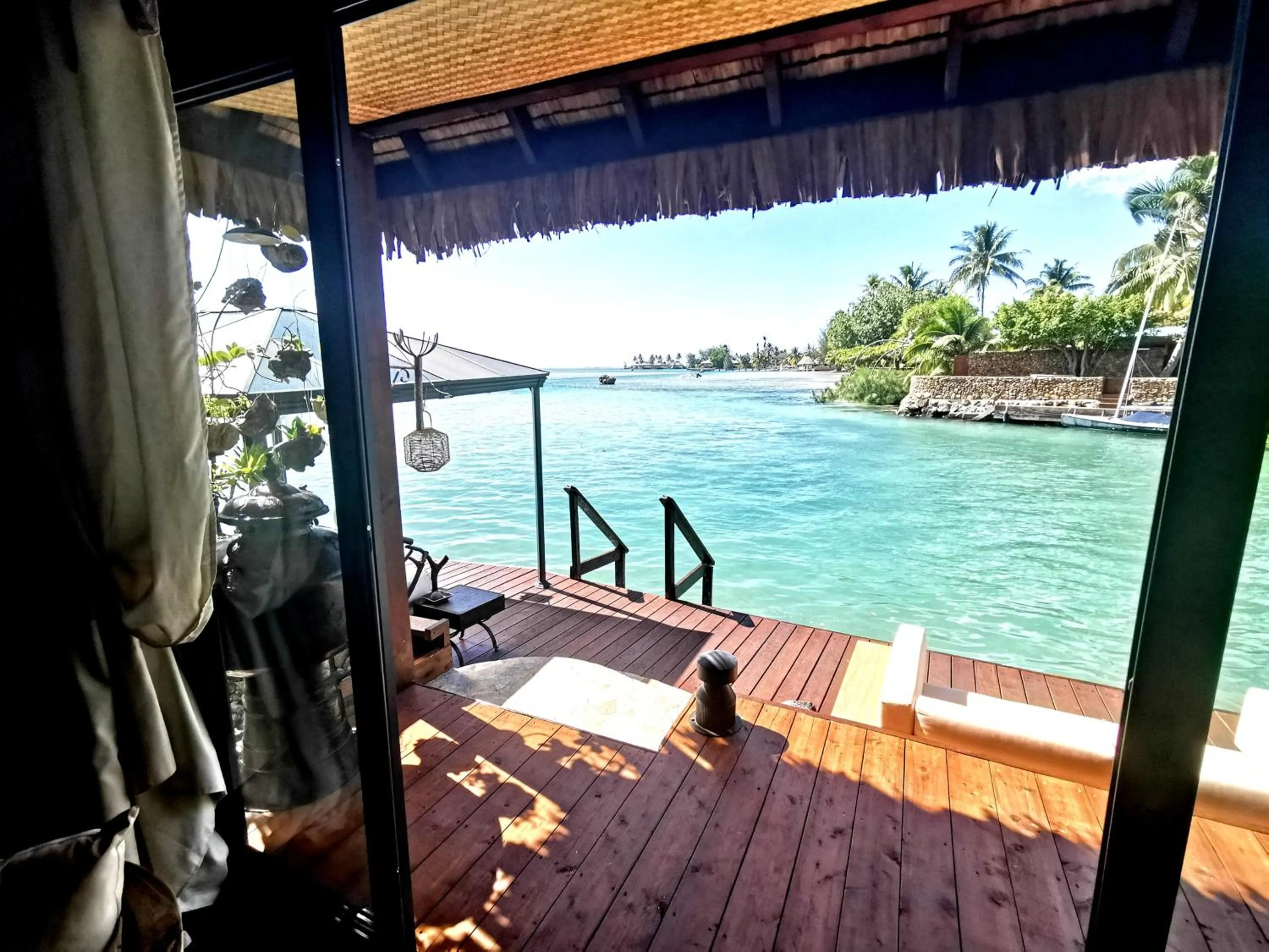 Patio in Hôtel Fenua Mata'i'oa