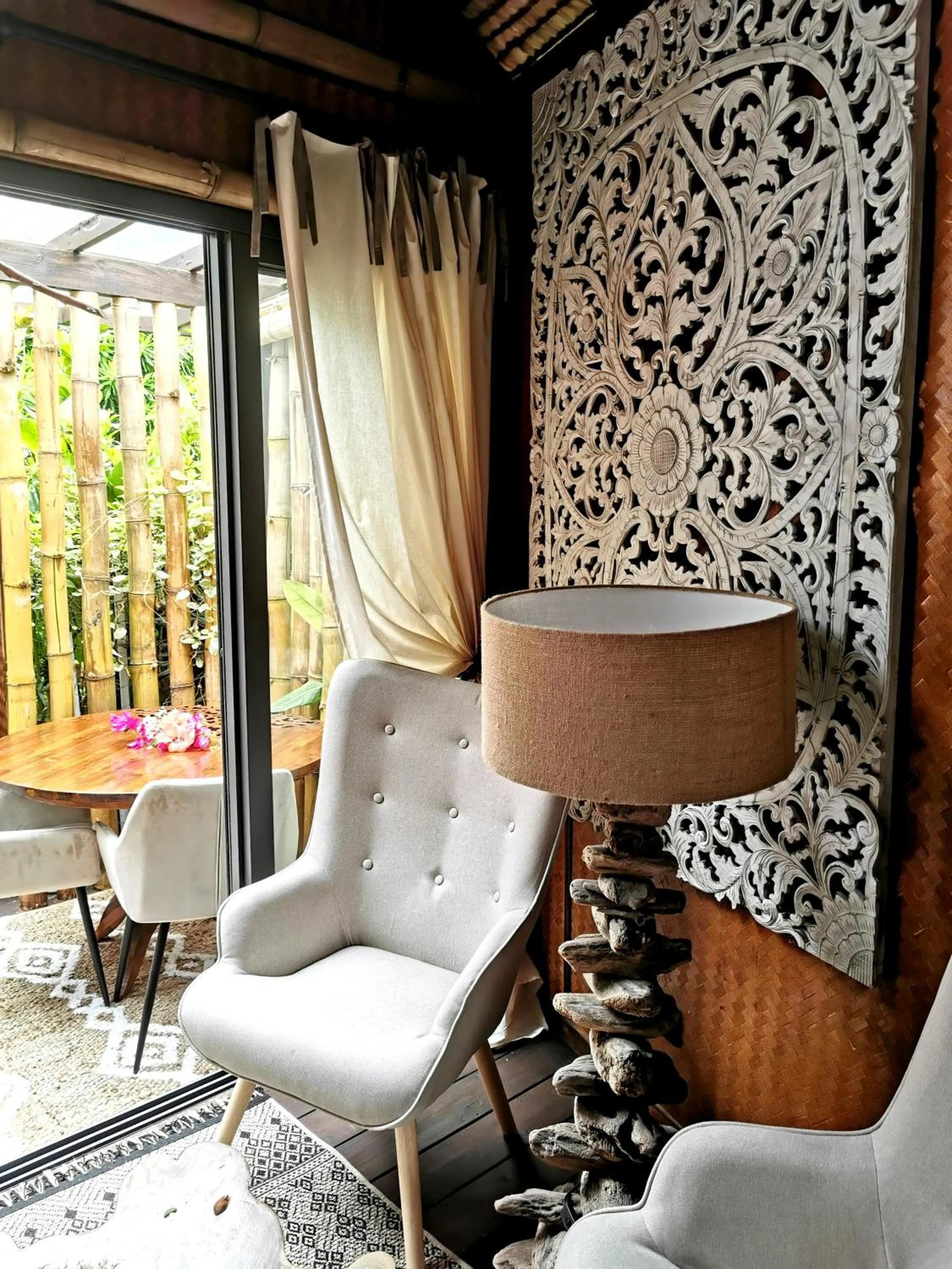 Living room in Hôtel Fenua Mata'i'oa