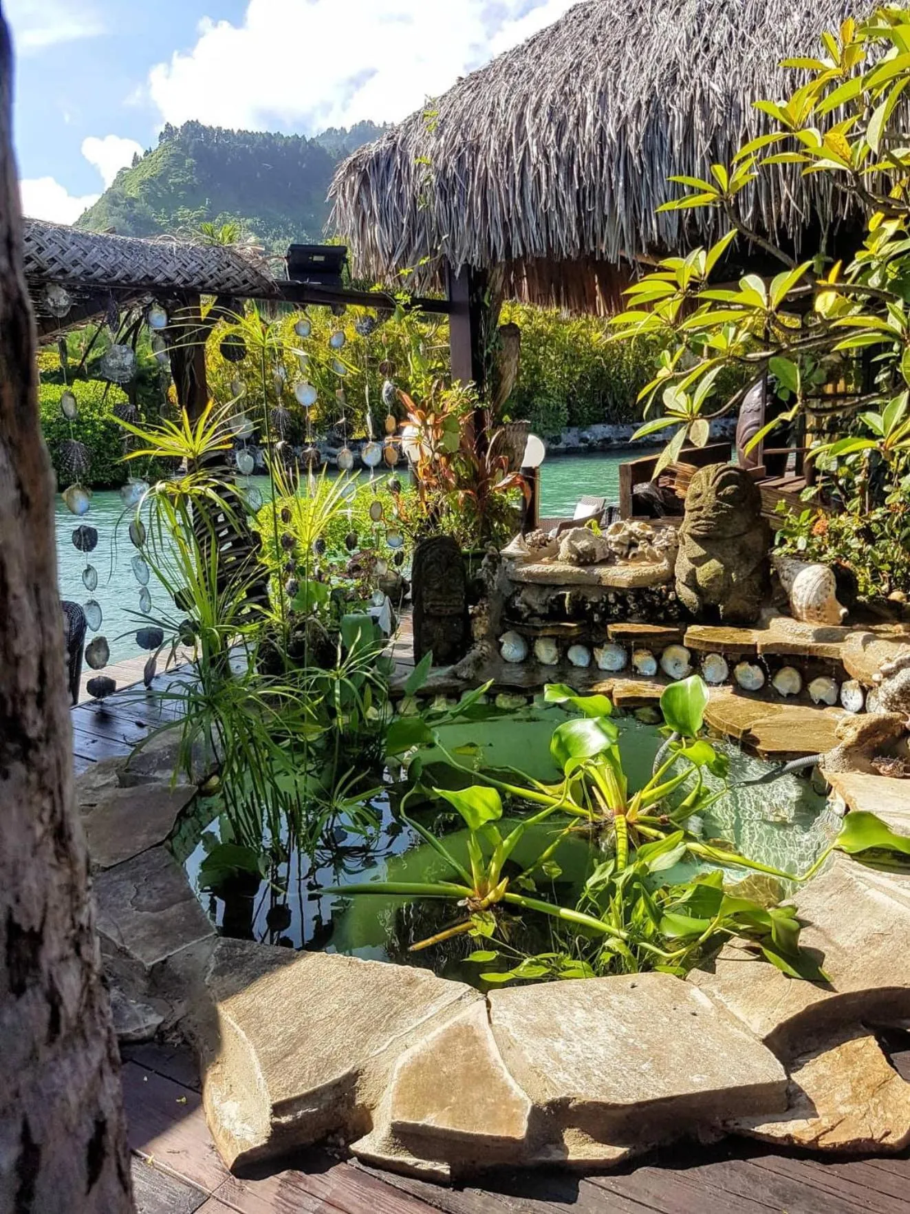 Garden in Hôtel Fenua Mata'i'oa