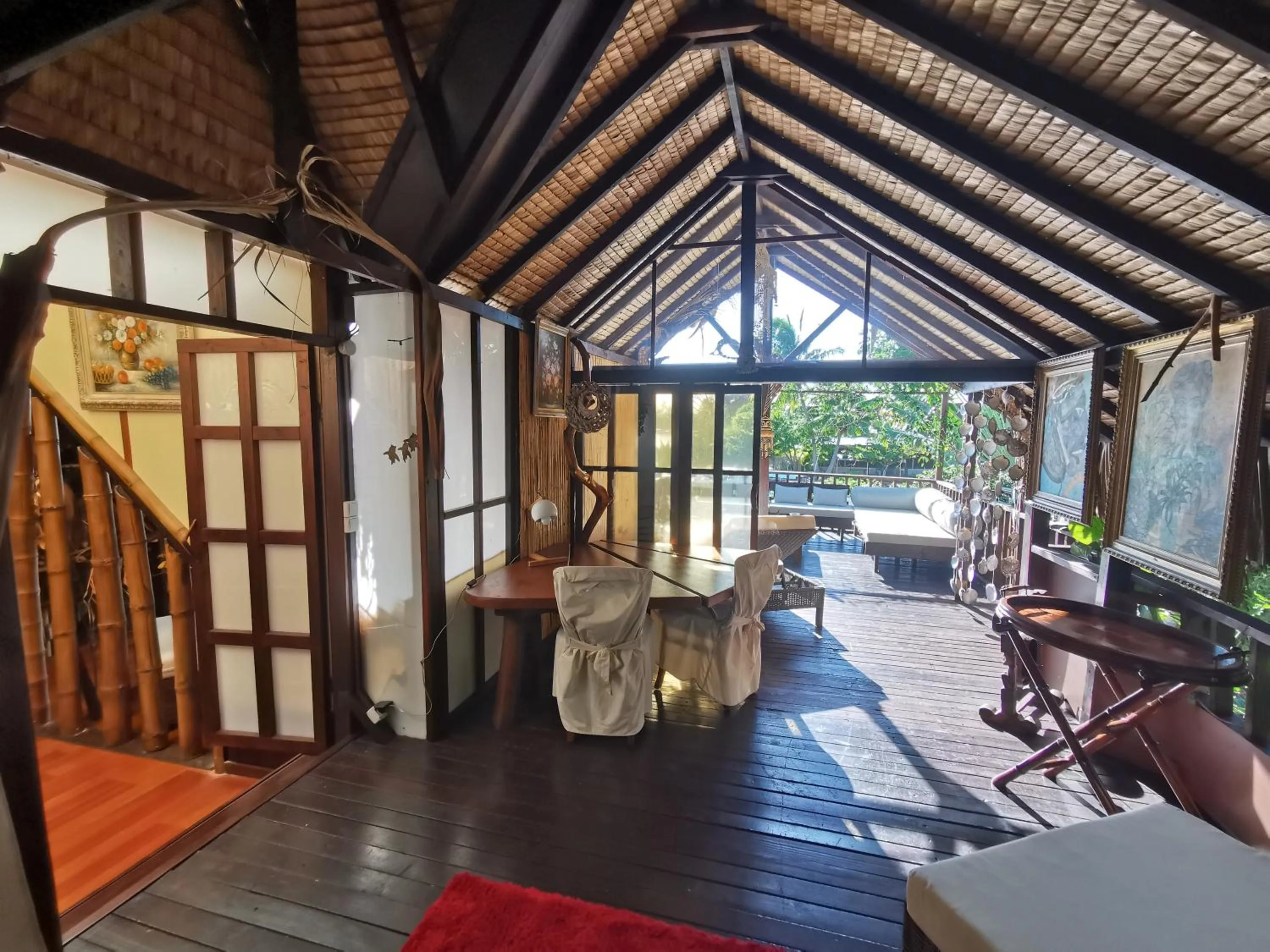 Lounge or bar in Hôtel Fenua Mata'i'oa