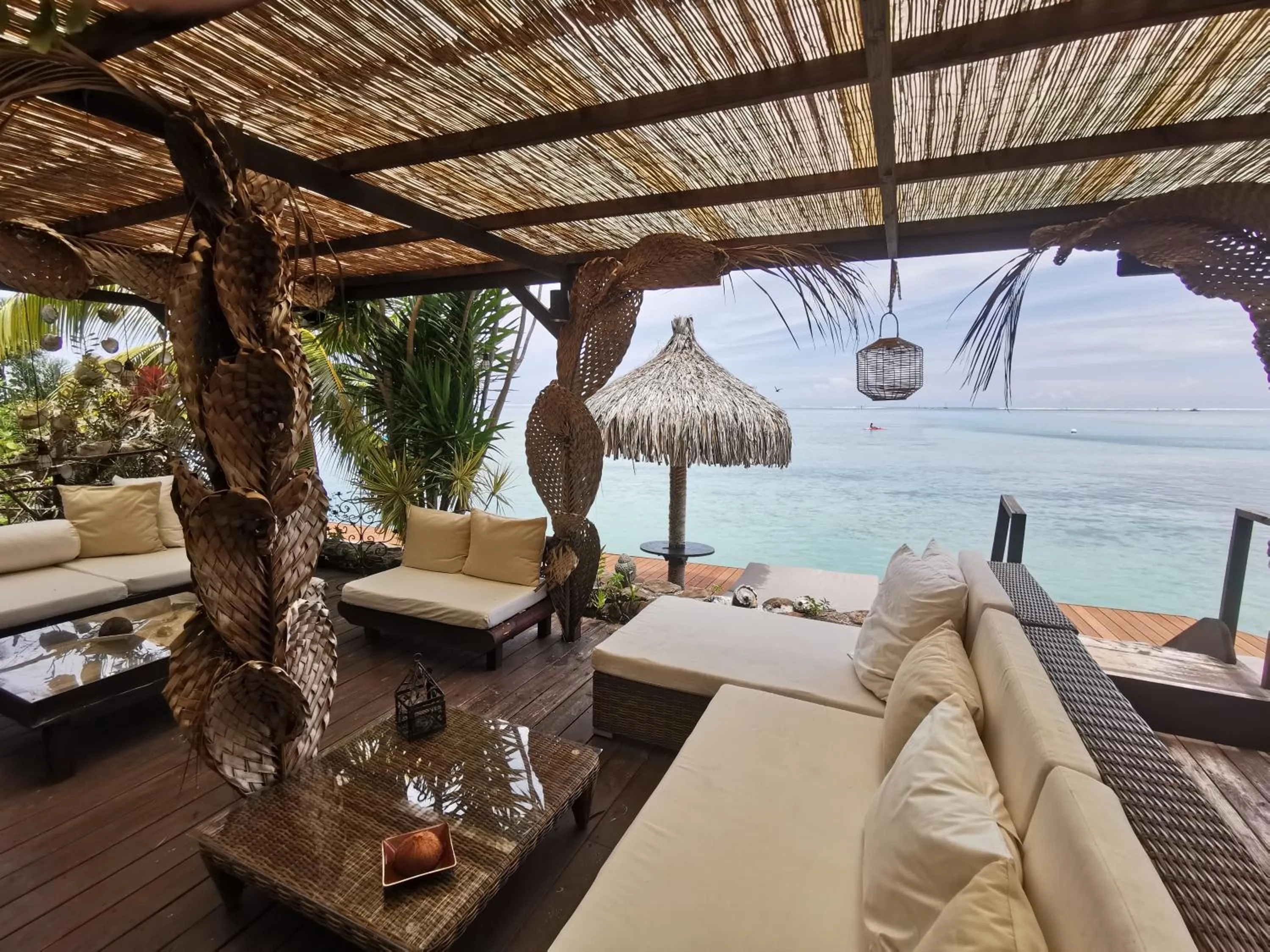 Patio in Hôtel Fenua Mata'i'oa