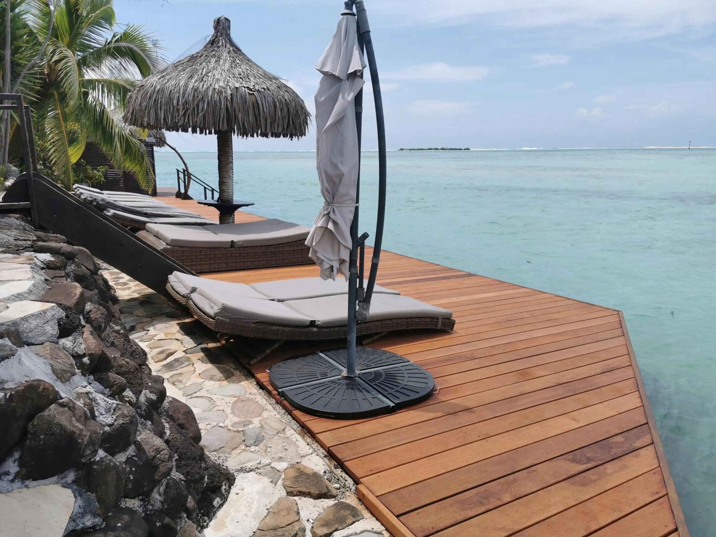 Solarium in Hôtel Fenua Mata'i'oa