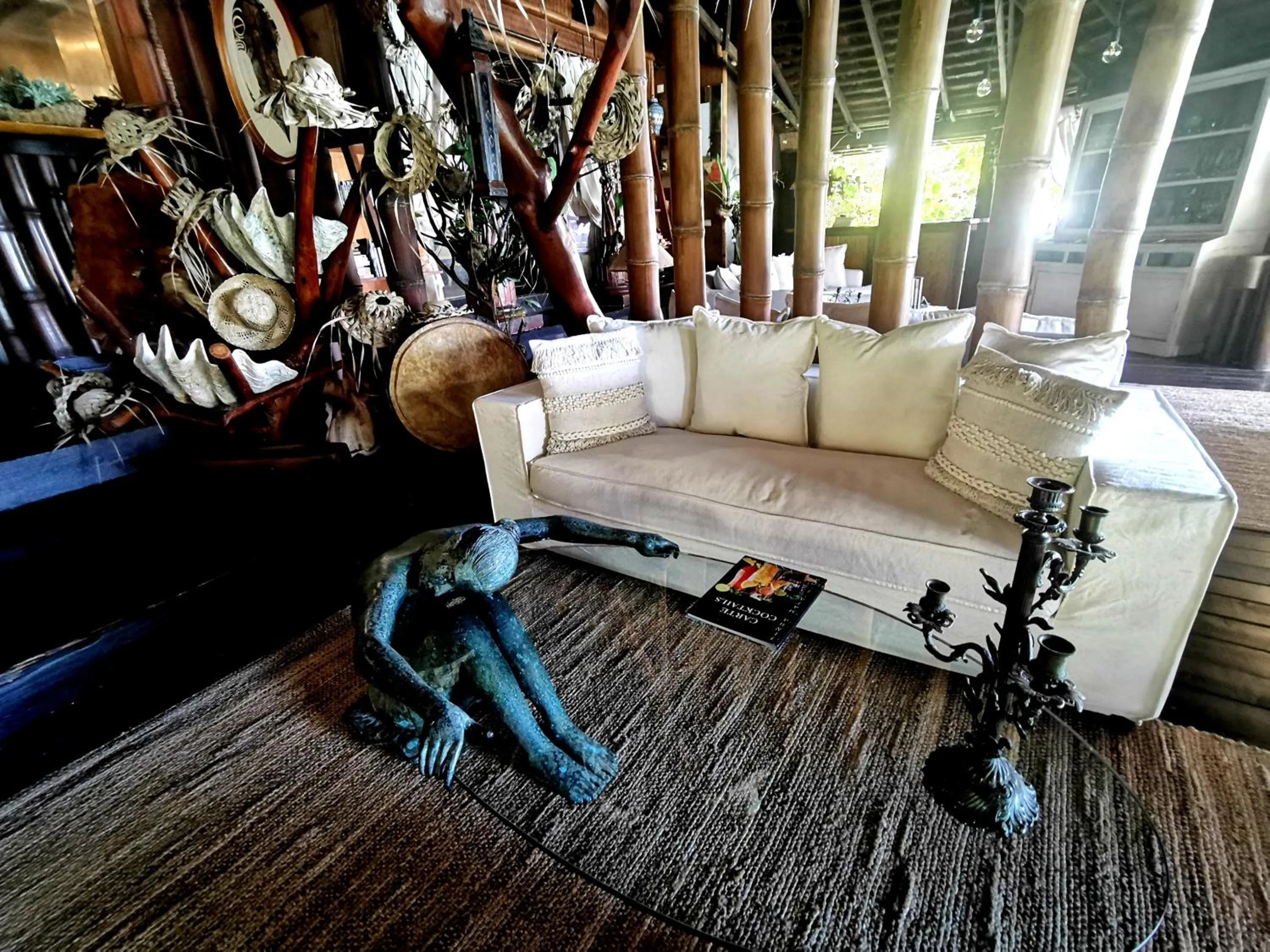 Living room in Hôtel Fenua Mata'i'oa