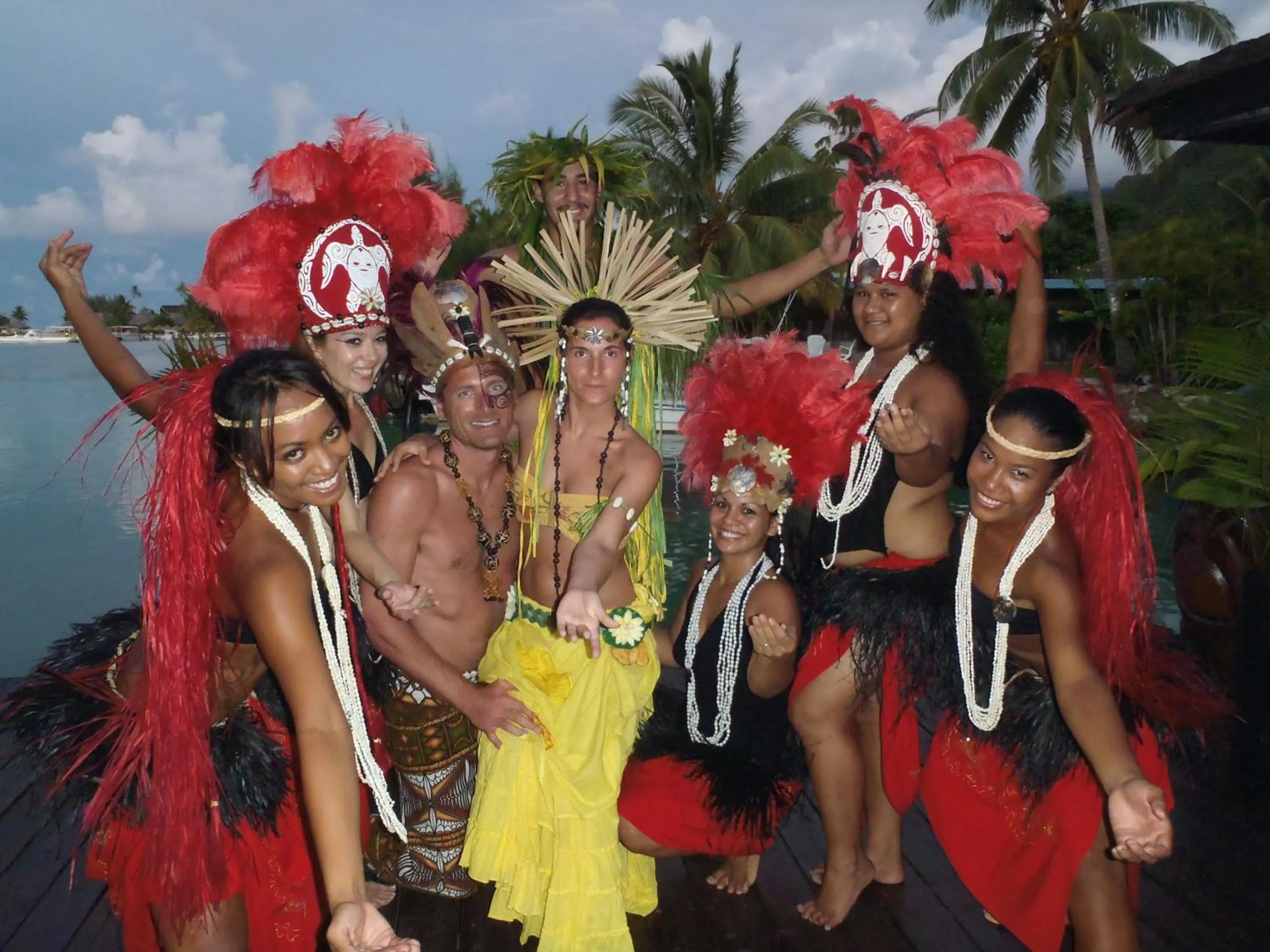 People in Hôtel Fenua Mata'i'oa
