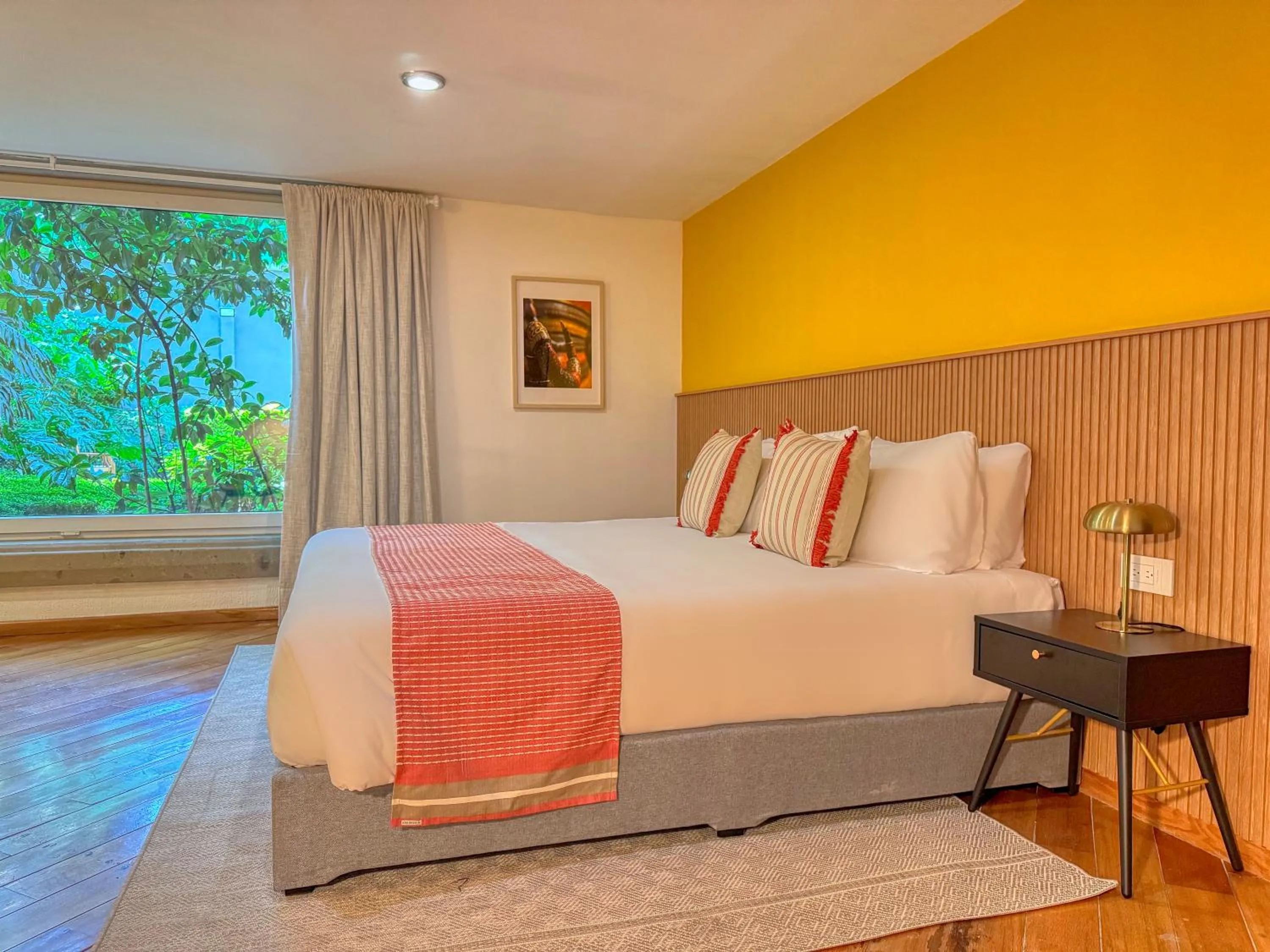 Bed in Hotel Boutique Casa Alebrije