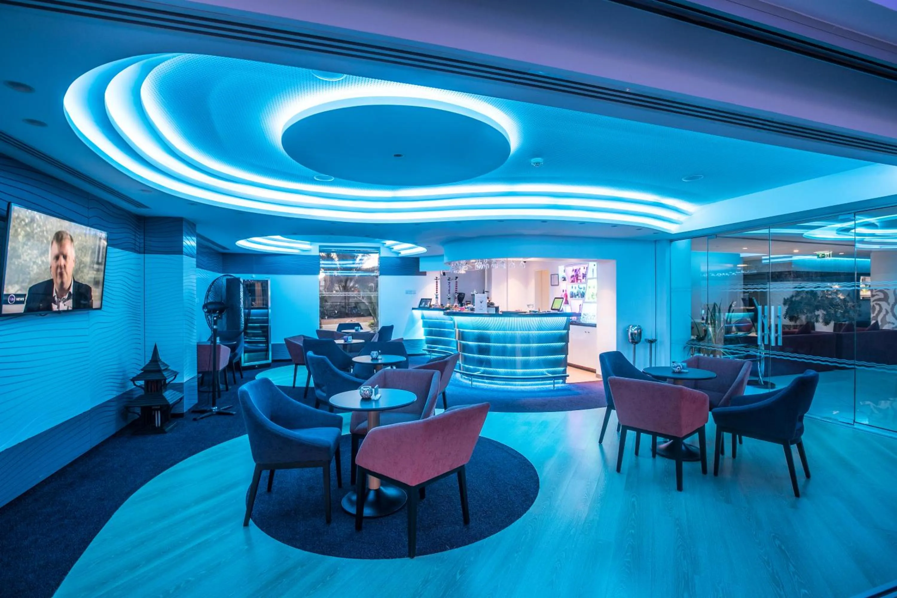 Lounge or bar in Vassos Nissi Plage Hotel & Spa