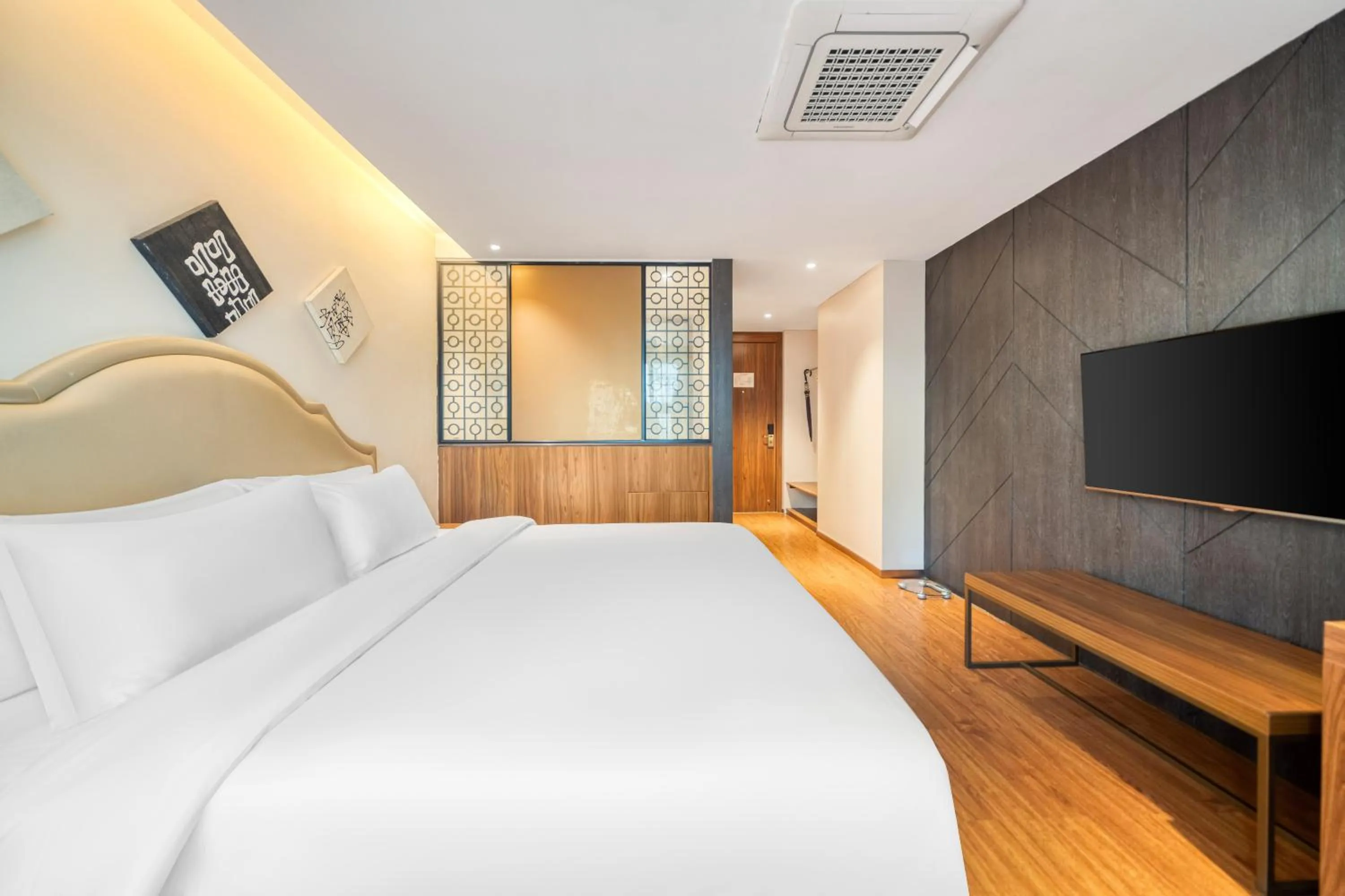 Bed in Dayhello Hotel Shenzhen Shekou