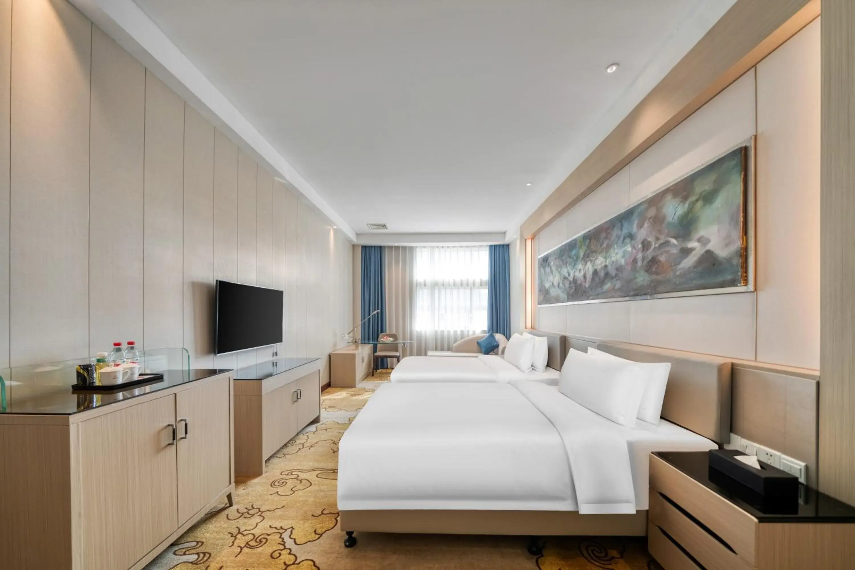 Deluxe Double Room with Two Double Beds in Dayhello Hotel Shenzhen Shekou Deluxe Double Room with Two Double Beds in Dayhello Hotel Shenzhen Shekou