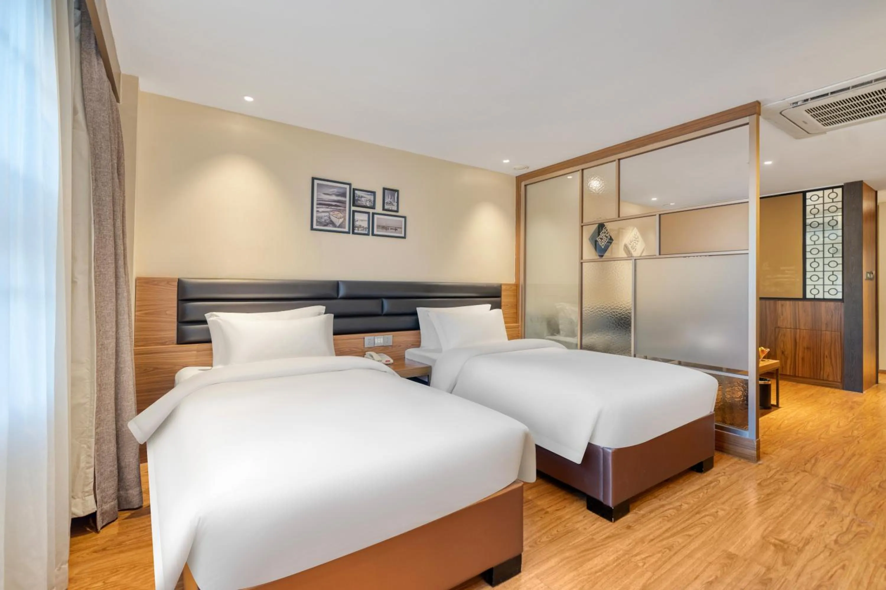 Bed in Dayhello Hotel Shenzhen Shekou