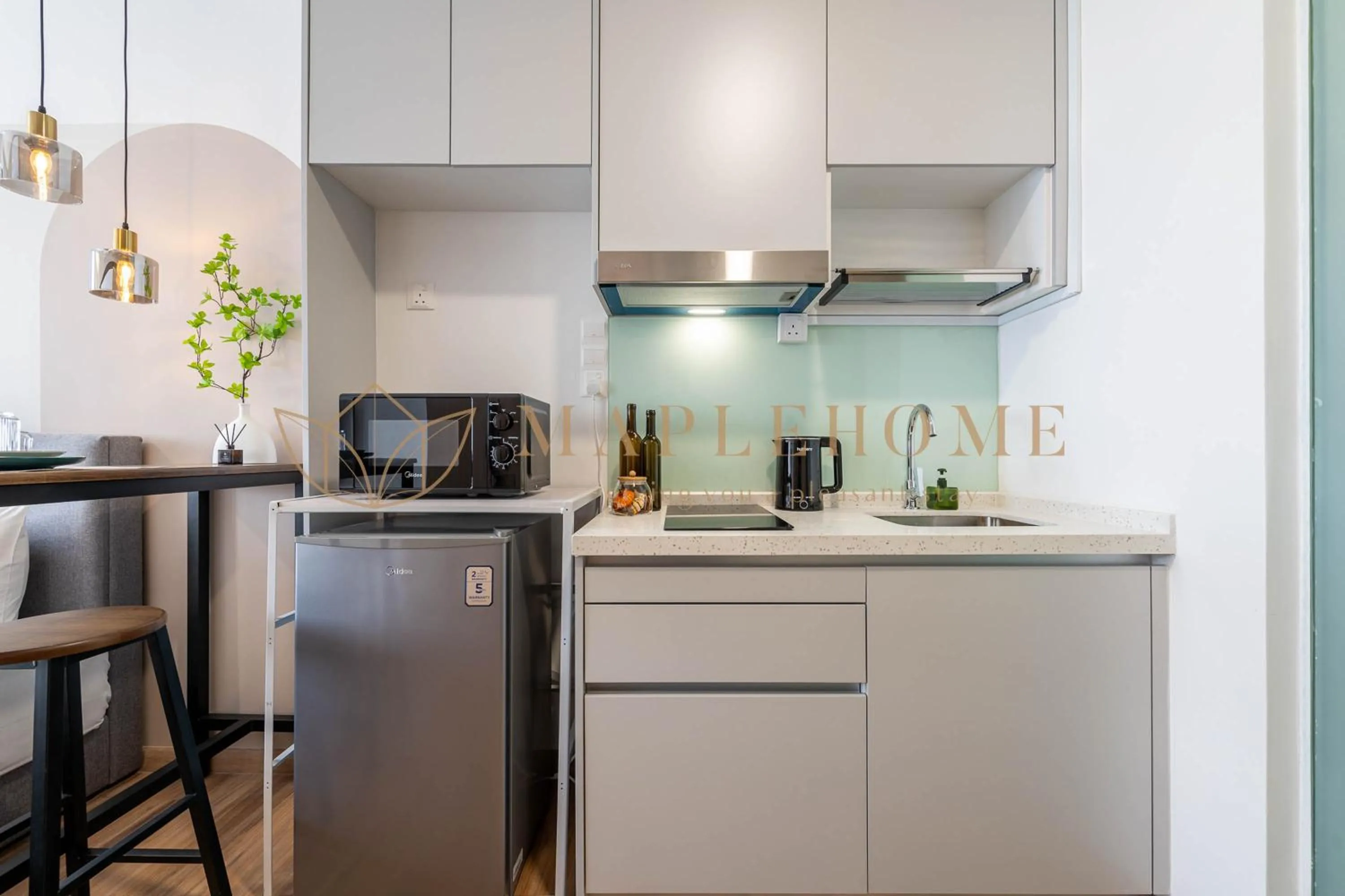 Kitchen or kitchenette in Riveria Premier Suites Kuala Lumpur